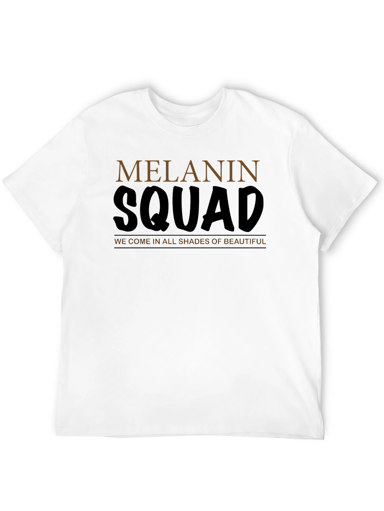 Black Melanin Squad Black T-Shirt - All Shades of Beautiful view 12