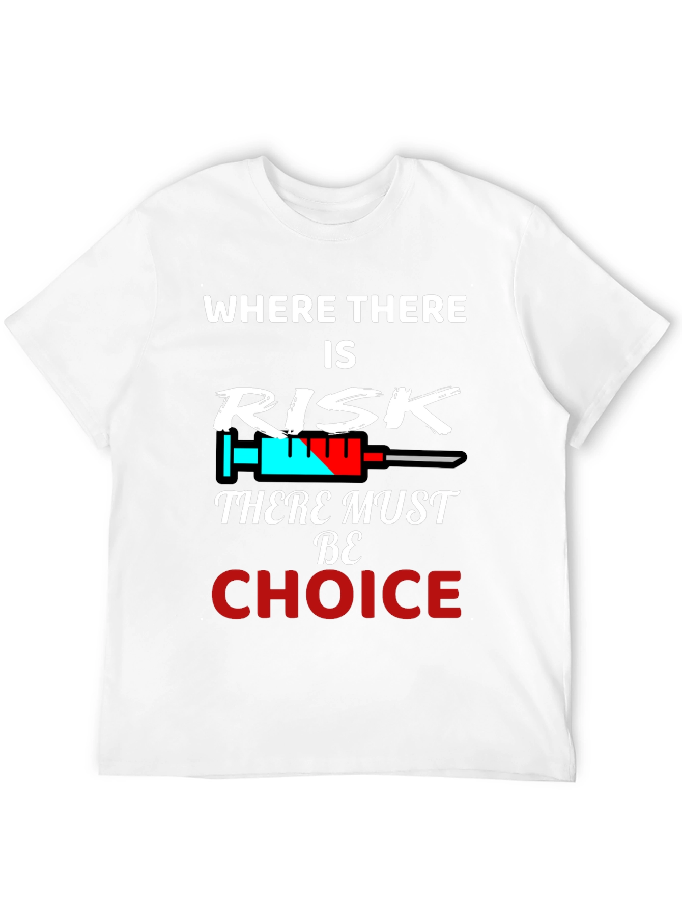 Black Risk & Choice Tee - Pro Freedom Graphic T-Shirt view 12