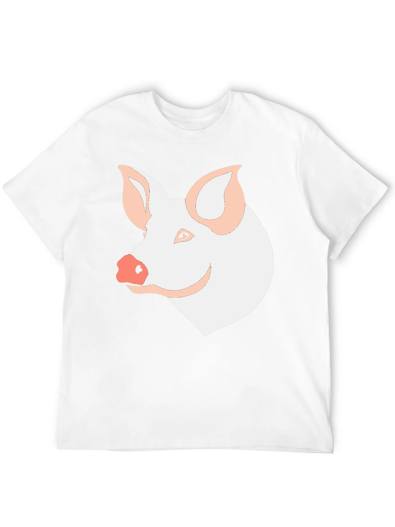 Black Pig Graphic T-Shirt - Black Crew Neck Tee view 12