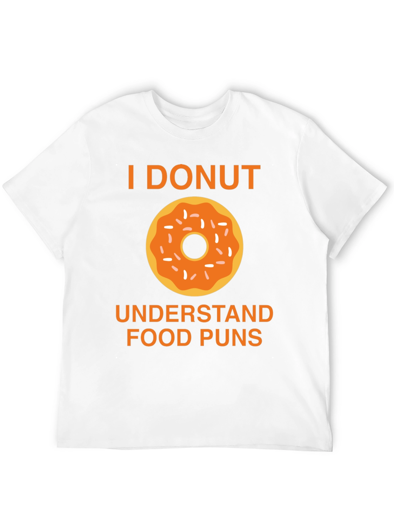 Black Funny "I Donut Understand" Graphic T-Shirt view 12