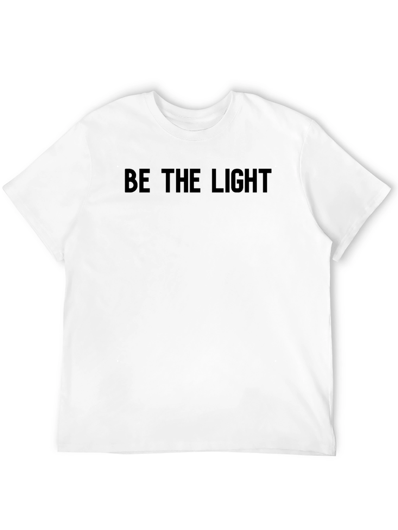 Black Be the Light Graphic Tee - Black Cotton Blend T-Shirt view 12