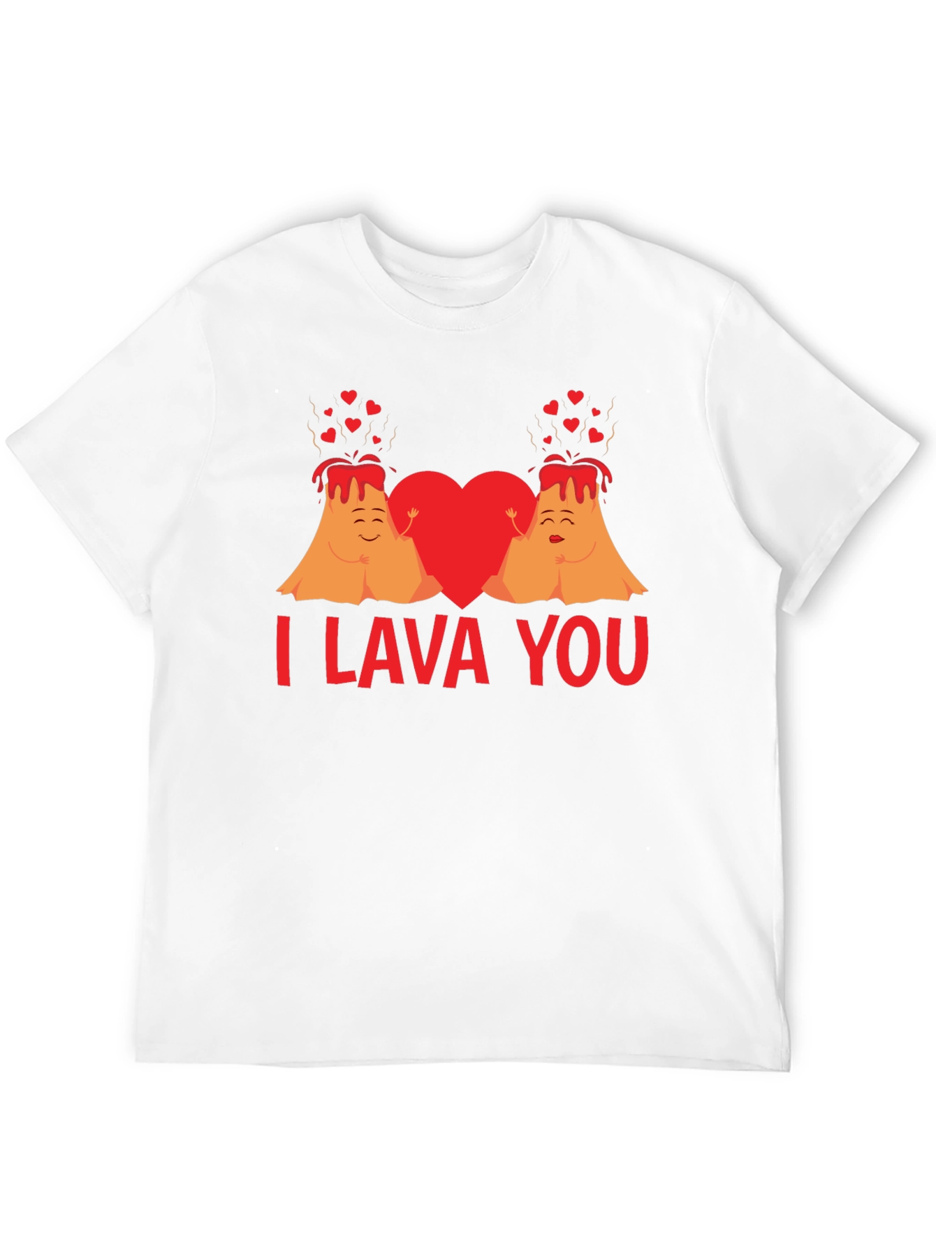 Black I Lava You Valentine's Day T-Shirt view 12