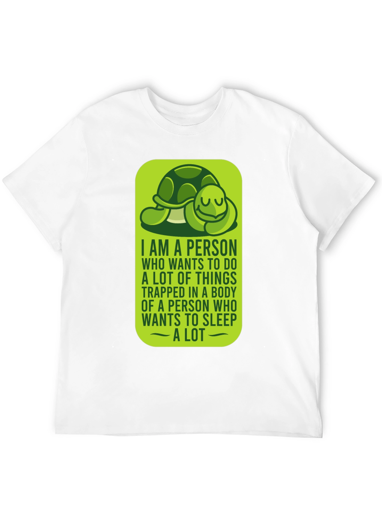 Black Funny Turtle Graphic T-Shirt - Introvert Sleep Lover Tee view 12