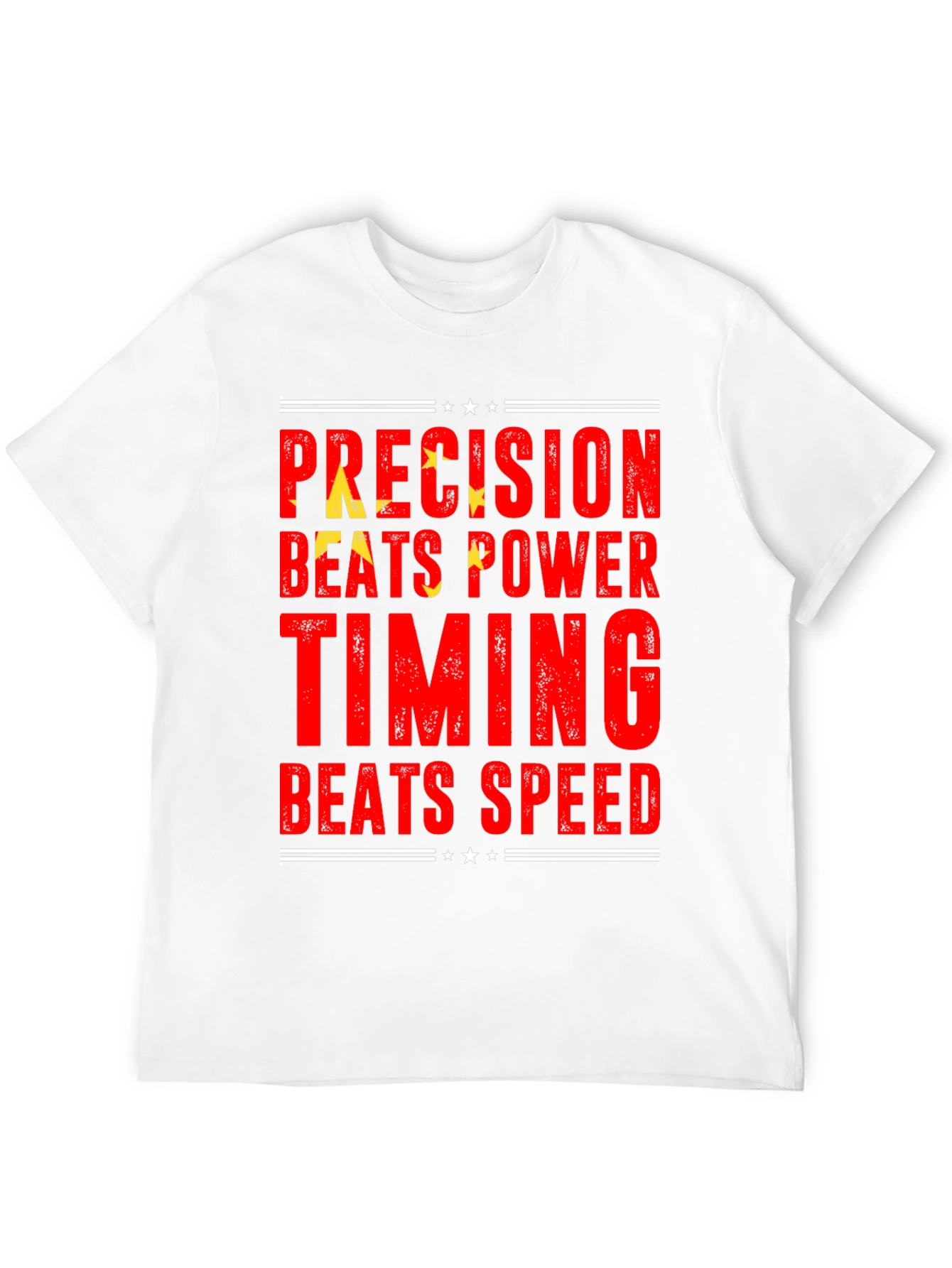 Black Precision Beats Power Timing Speed Tee view 12