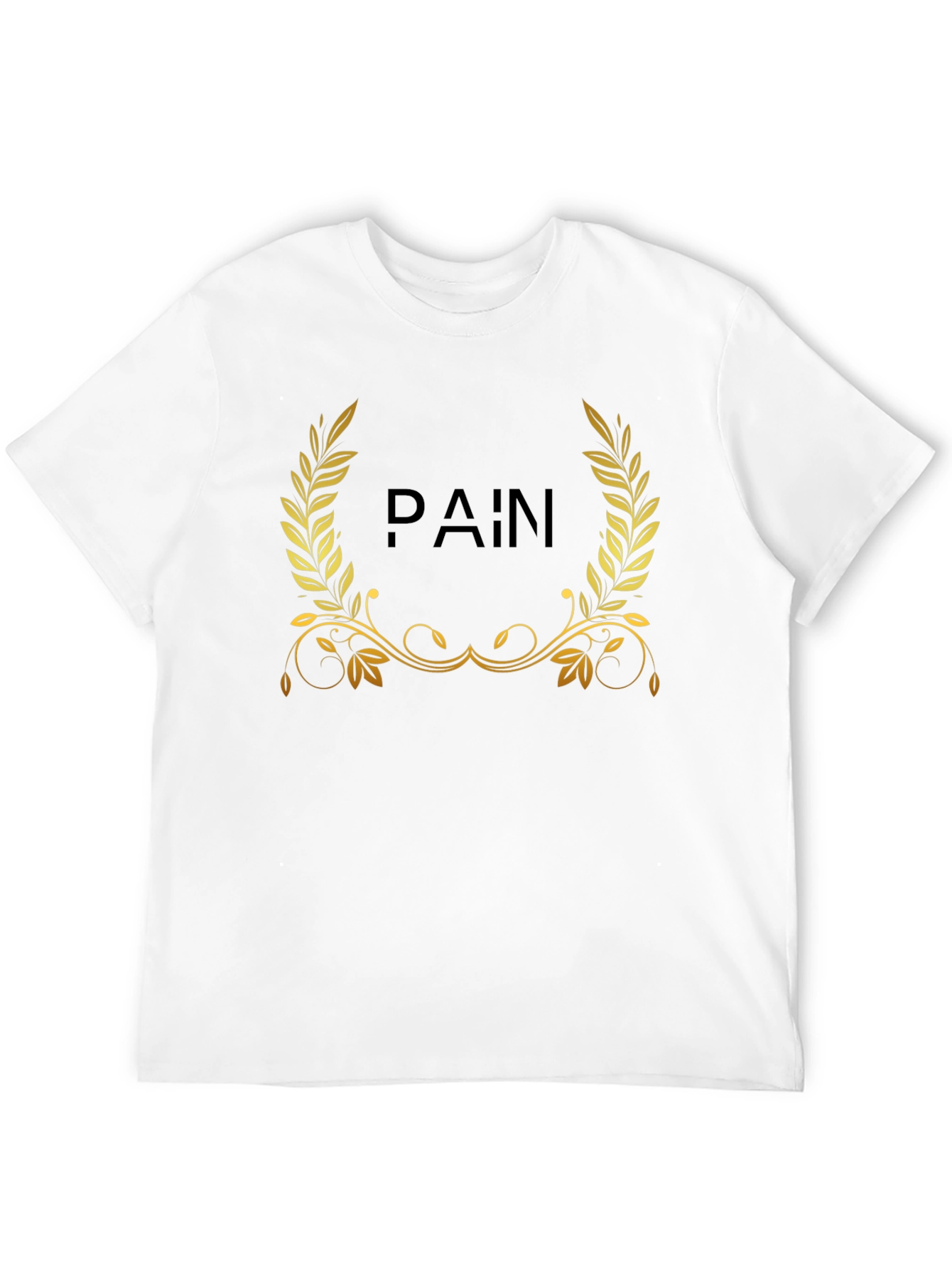 Black Pain Wreath Graphic T-Shirt - Black view 12