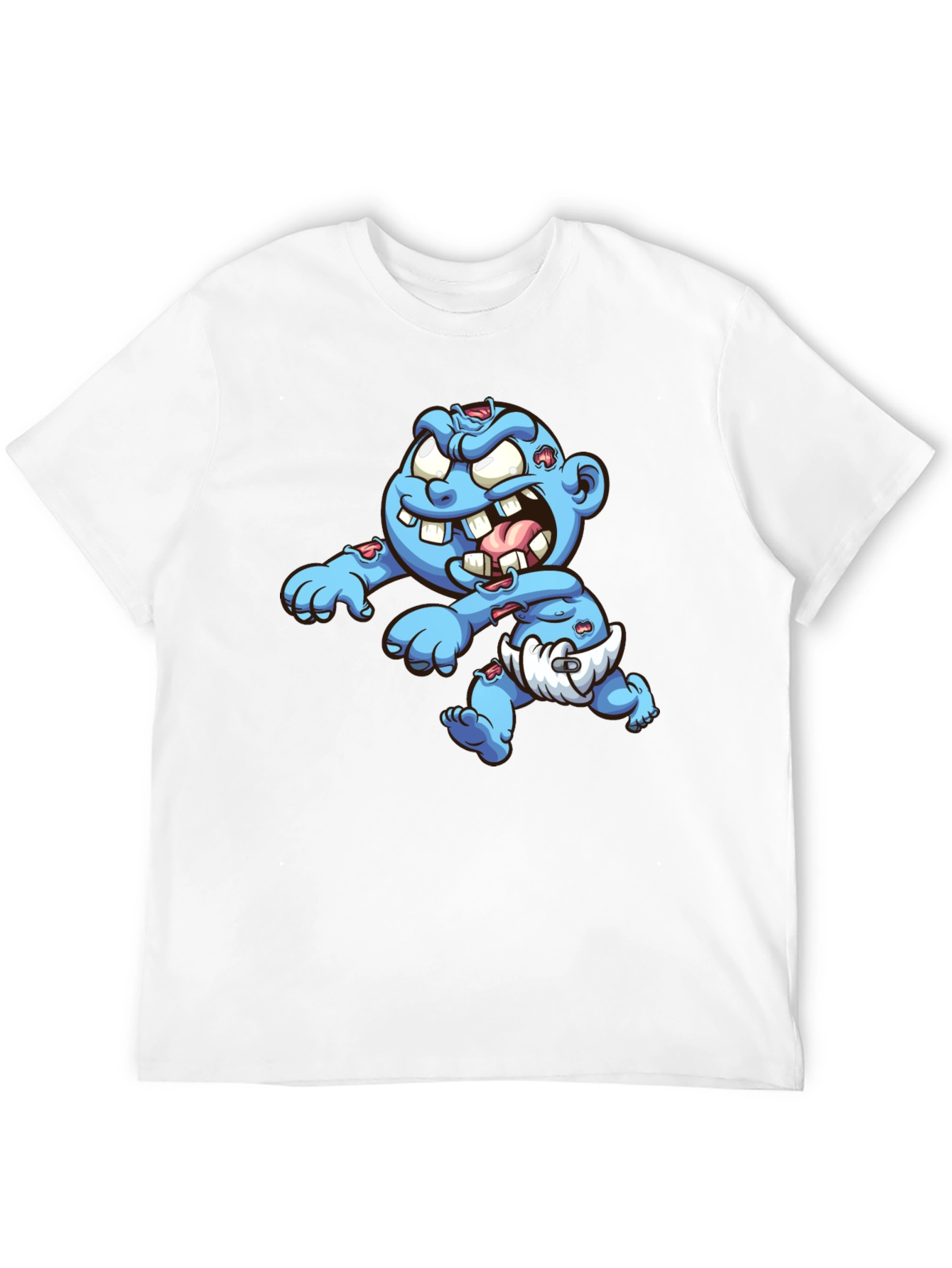 Black Zombie Baby T-Shirt - Black view 12