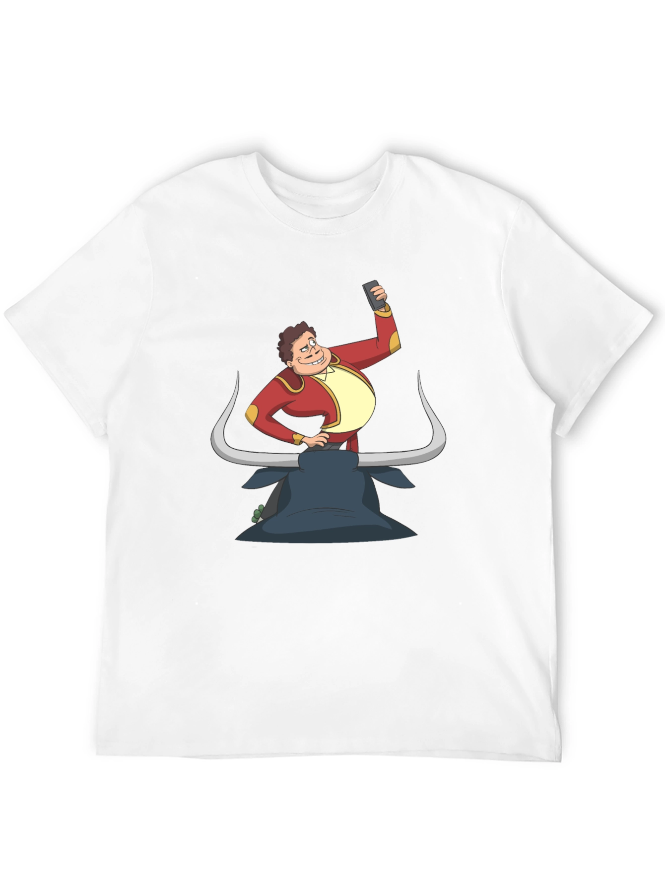 Black Matador Selfie Graphic T-Shirt view 12