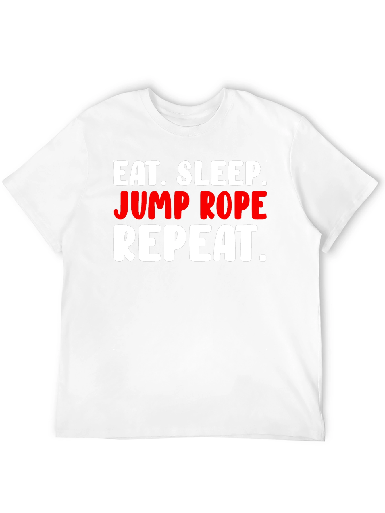 Black Eat Sleep Jump Rope Repeat T-Shirt view 12