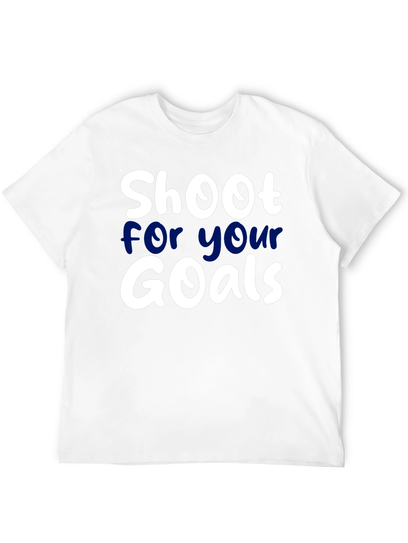 Black Shoot For Your Goals T-Shirt Black Cotton view 12