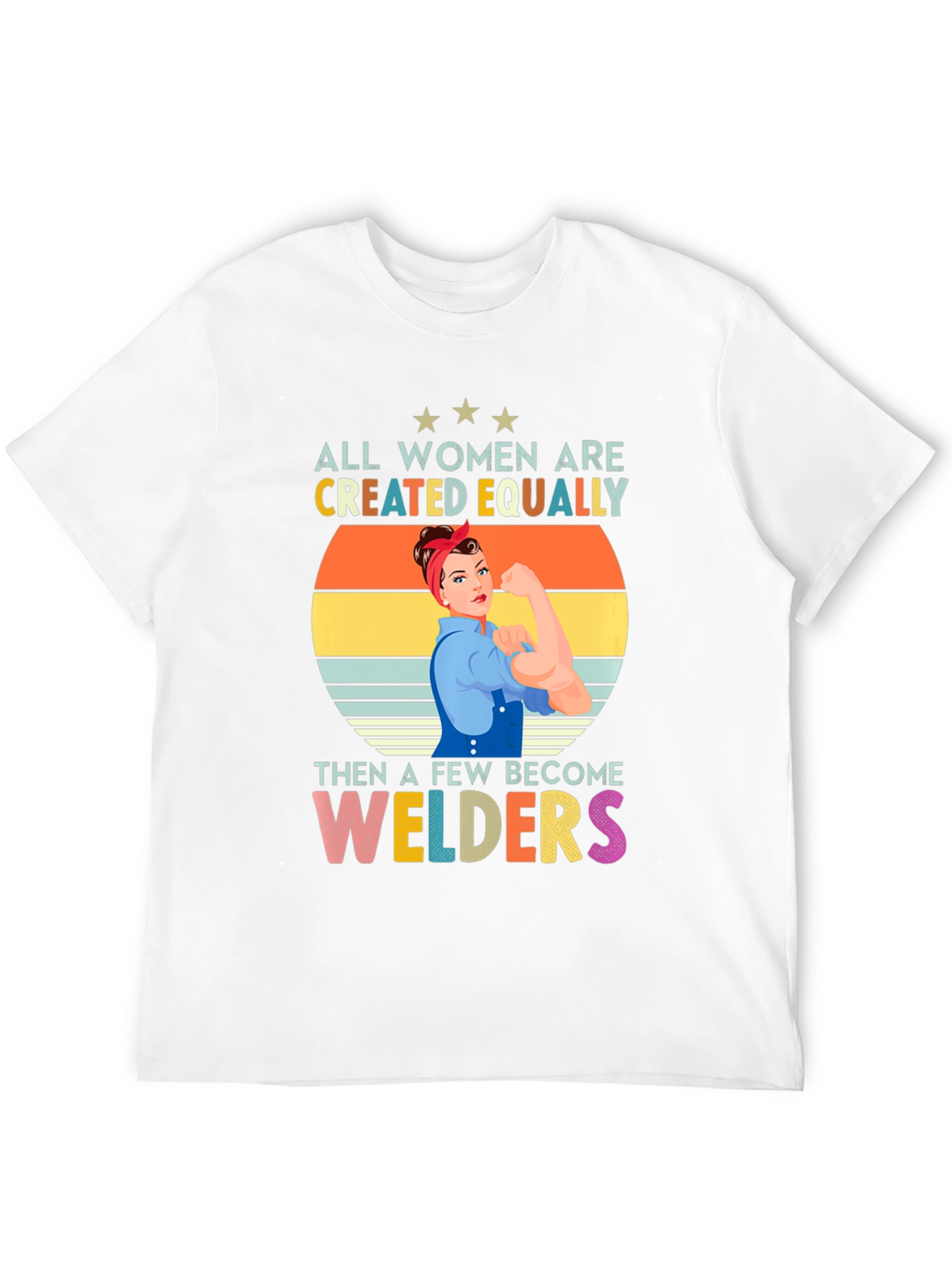 Black Empowered Women Welders T-Shirt view 12