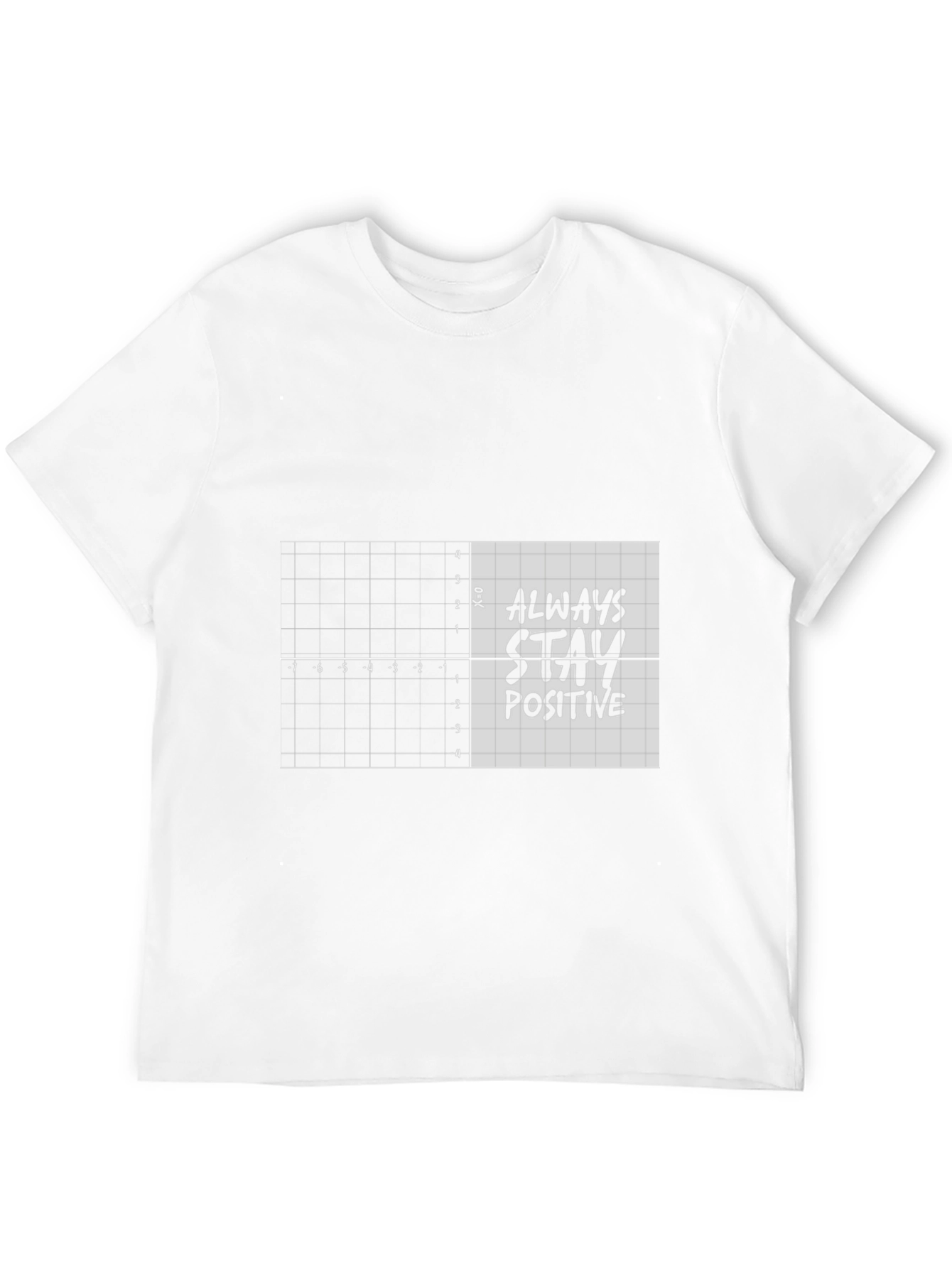 Black Stay Positive Graph T-Shirt view 12