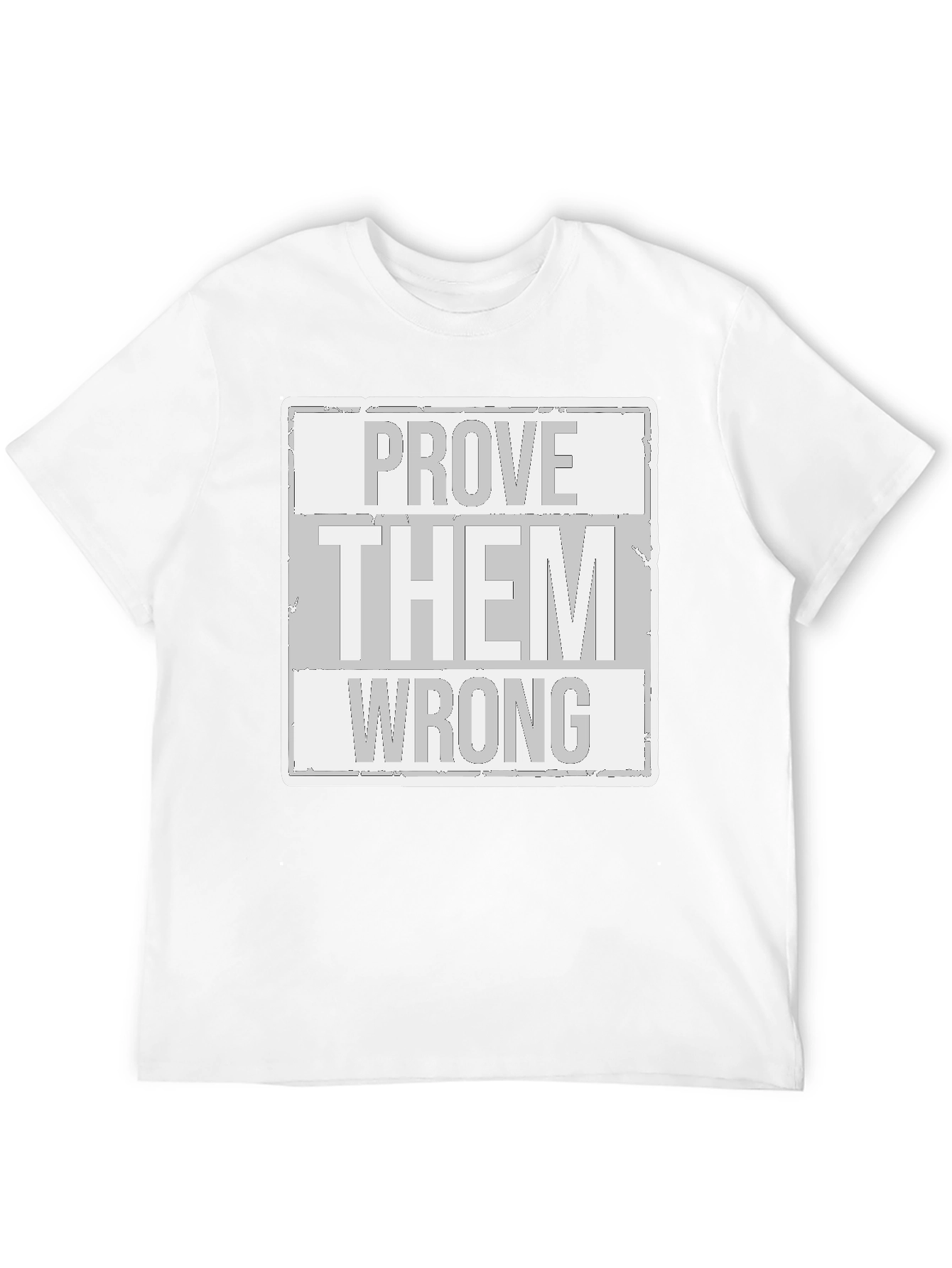 Black Prove Them Wrong Graphic Tee - Black Cotton Casual Shirt view 12