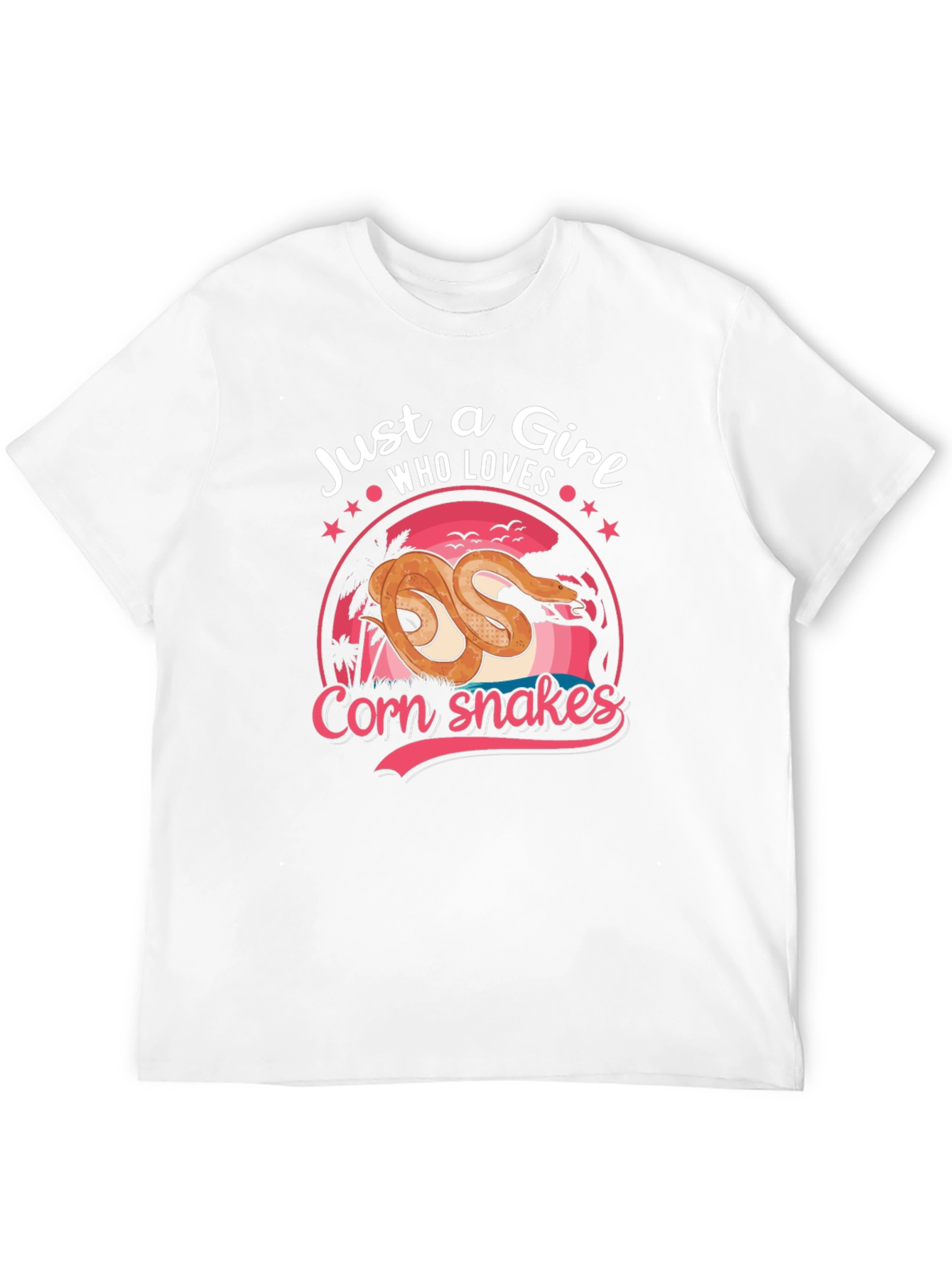 Black Just A Girl Who Loves Corn Snakes T-Shirt view 12