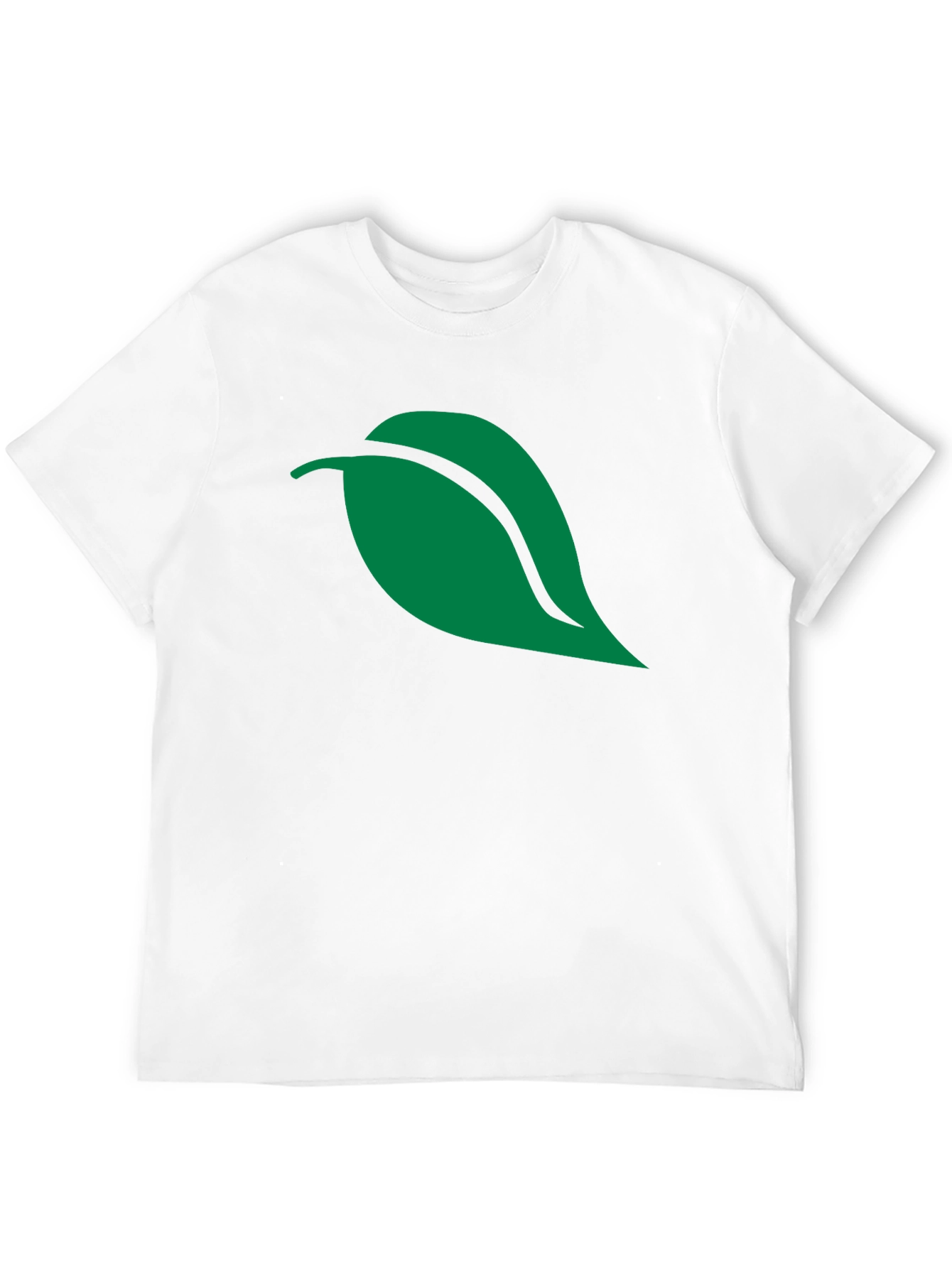 Black Green Leaf Graphic Black T-Shirt view 12