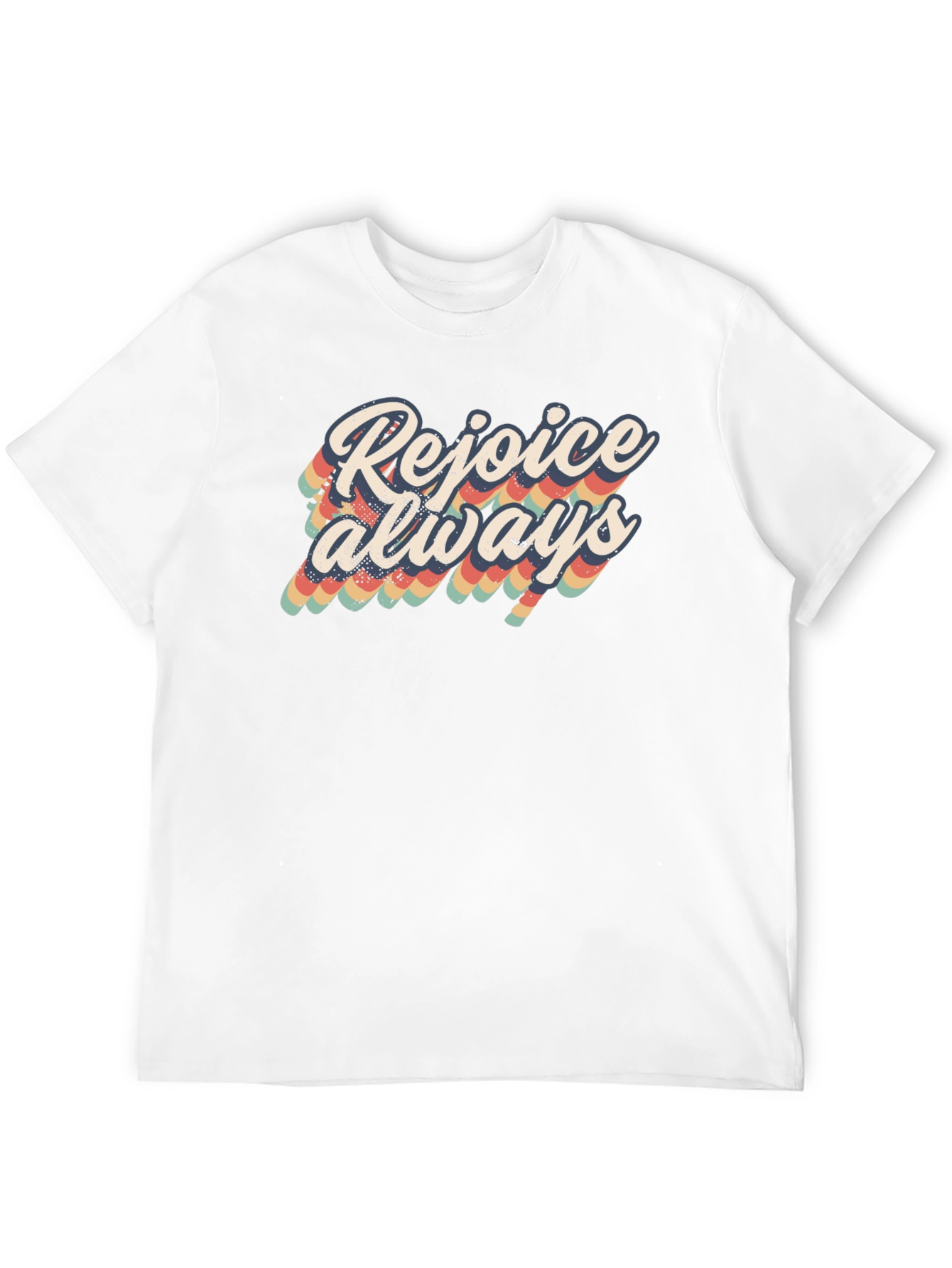 Black Rejoice Always Black Graphic Tee view 12