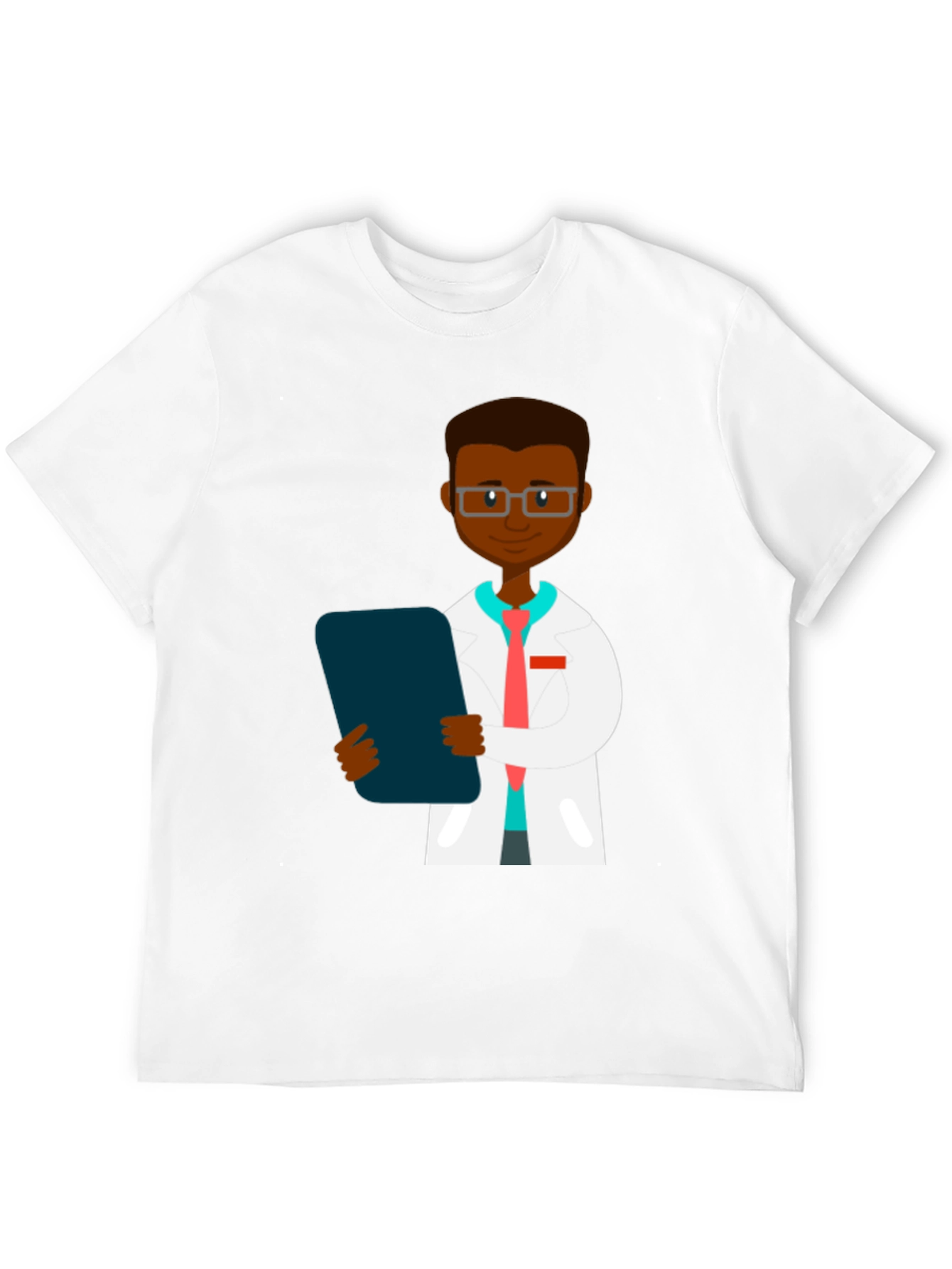 Black Doctor Graphic Tee - Black Unisex T-Shirt view 12