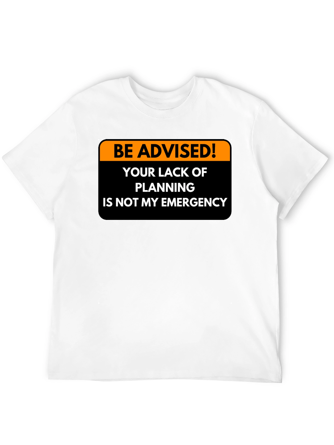 Black Be Advised T-Shirt - Planning Failure view 12