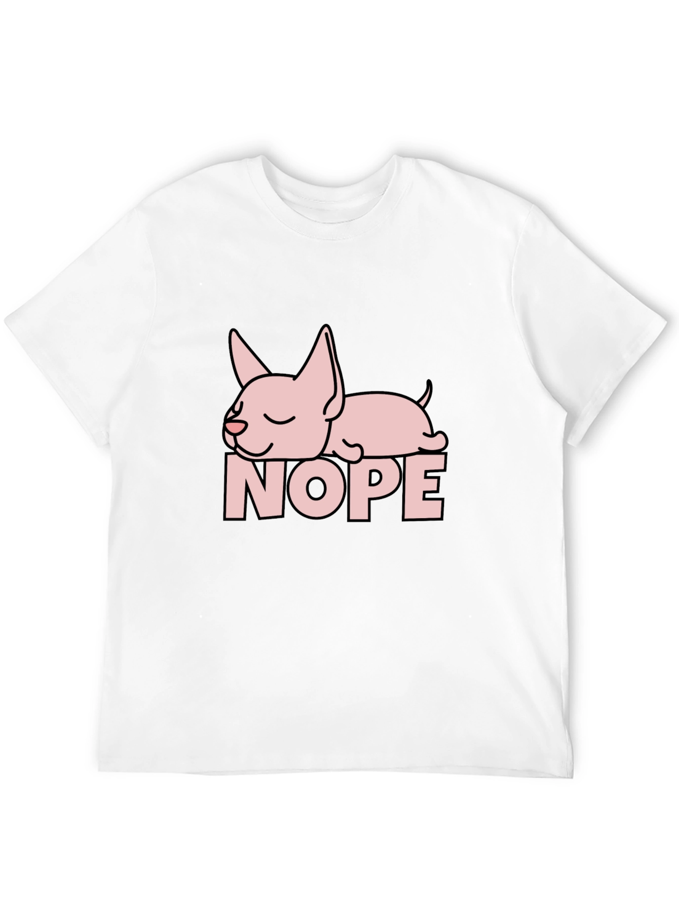Black Nope Sloth T-Shirt - Funny Animal Graphic Tee view 12