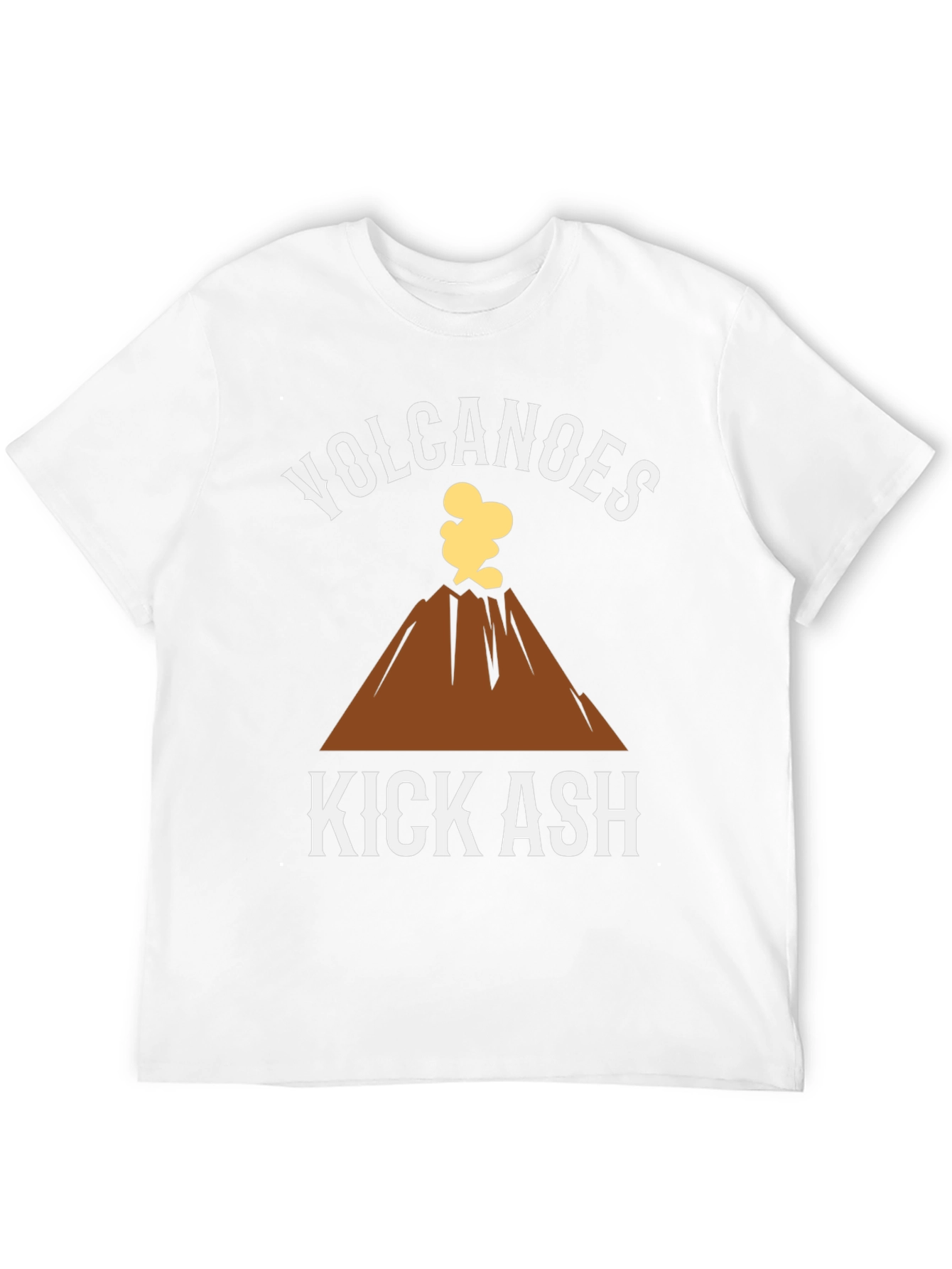 Black Volcanoes Kick Ash Graphic T-Shirt view 12