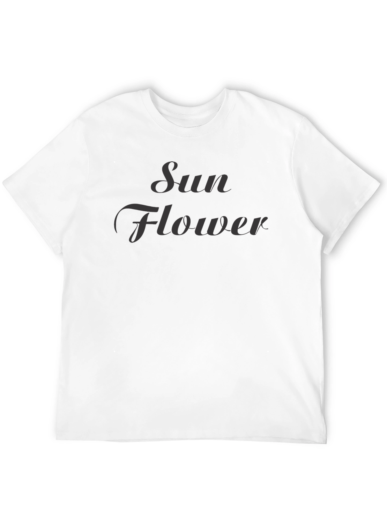 Black Sunflower Graphic Print Black T-Shirt view 12