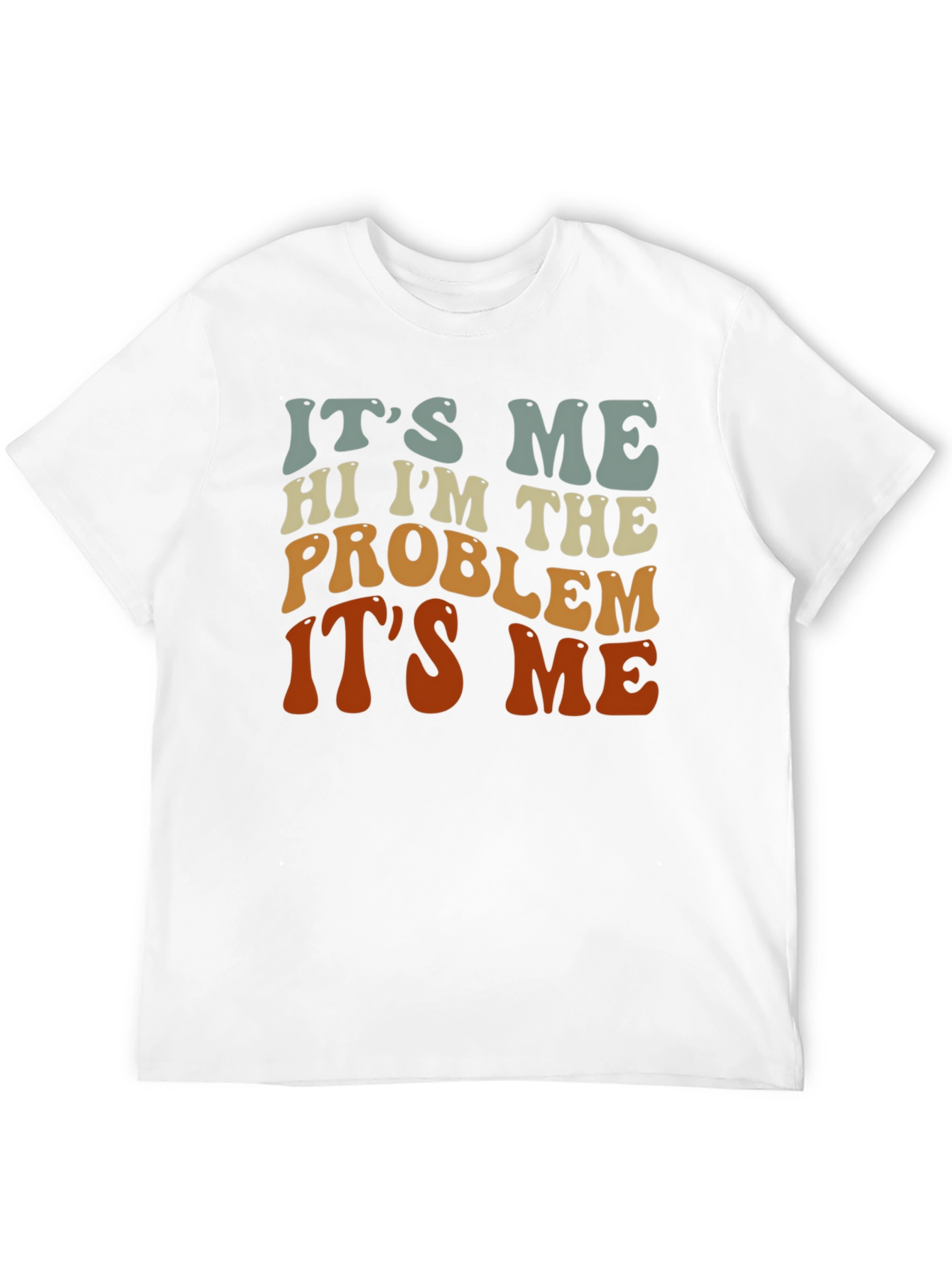 Black It's Me Problem Graphic T-Shirt view 12