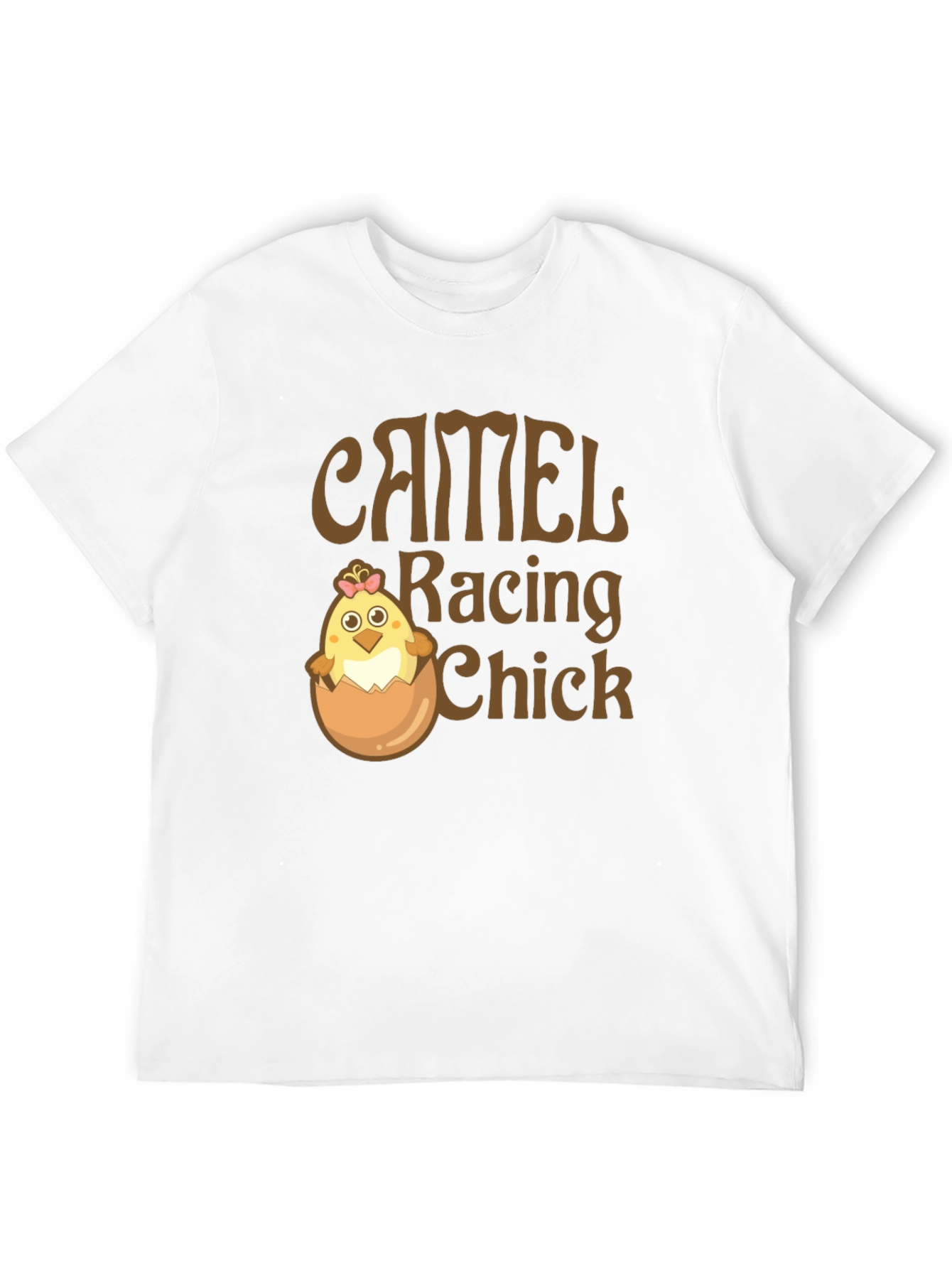 Black Camel Racing Chick Funny T-Shirt view 12