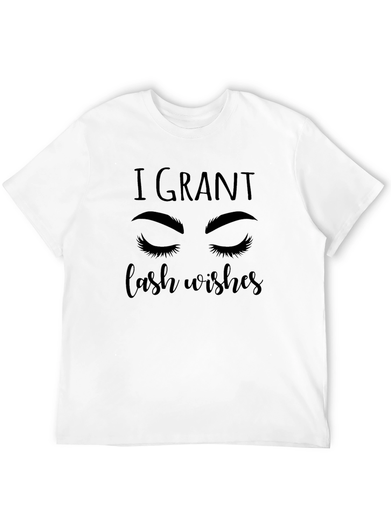 Black I Grant Lash Wishes Graphic Tee view 12
