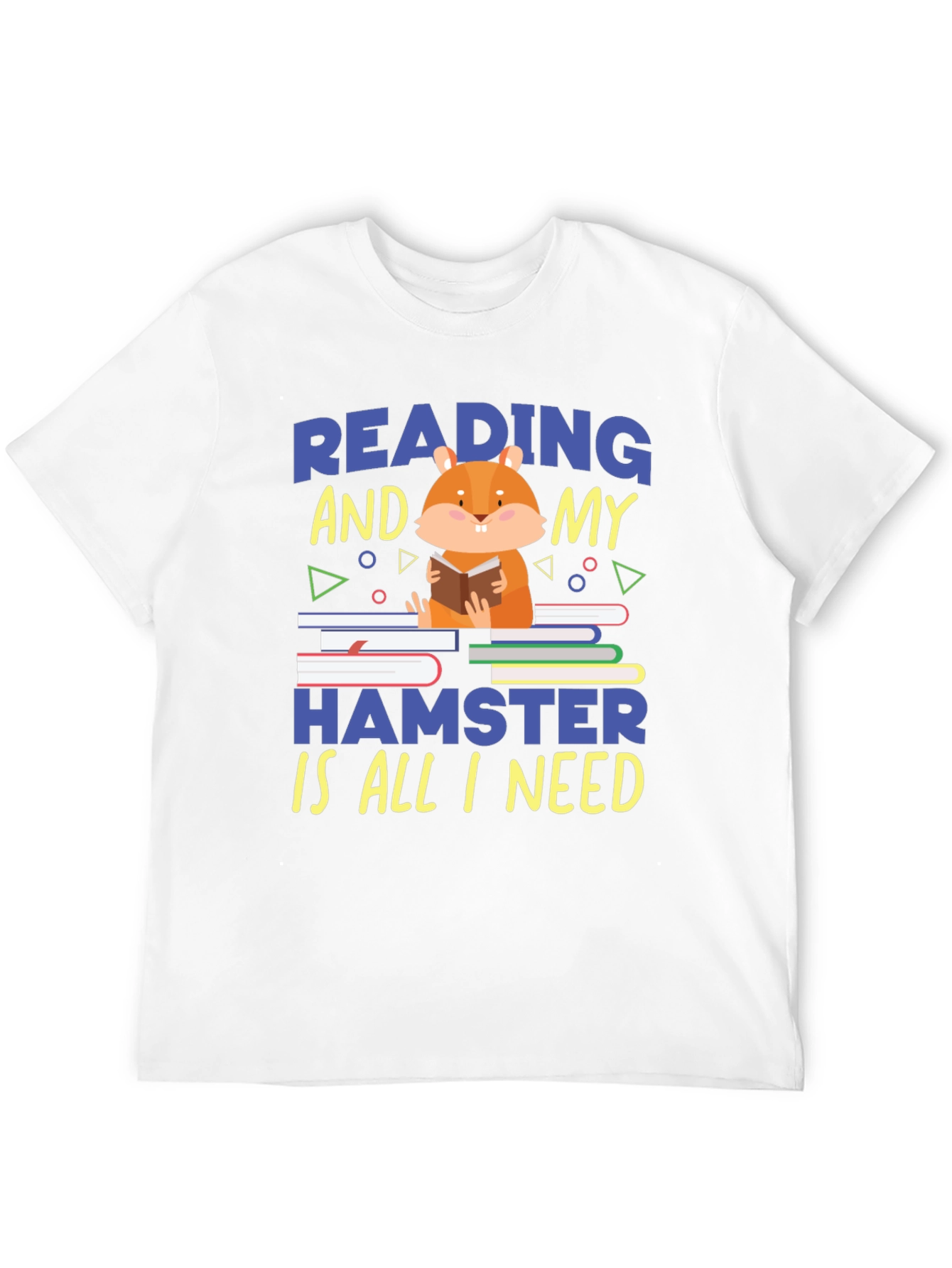 Black Reading Hamster T-Shirt - Cute Book Lover Tee view 12