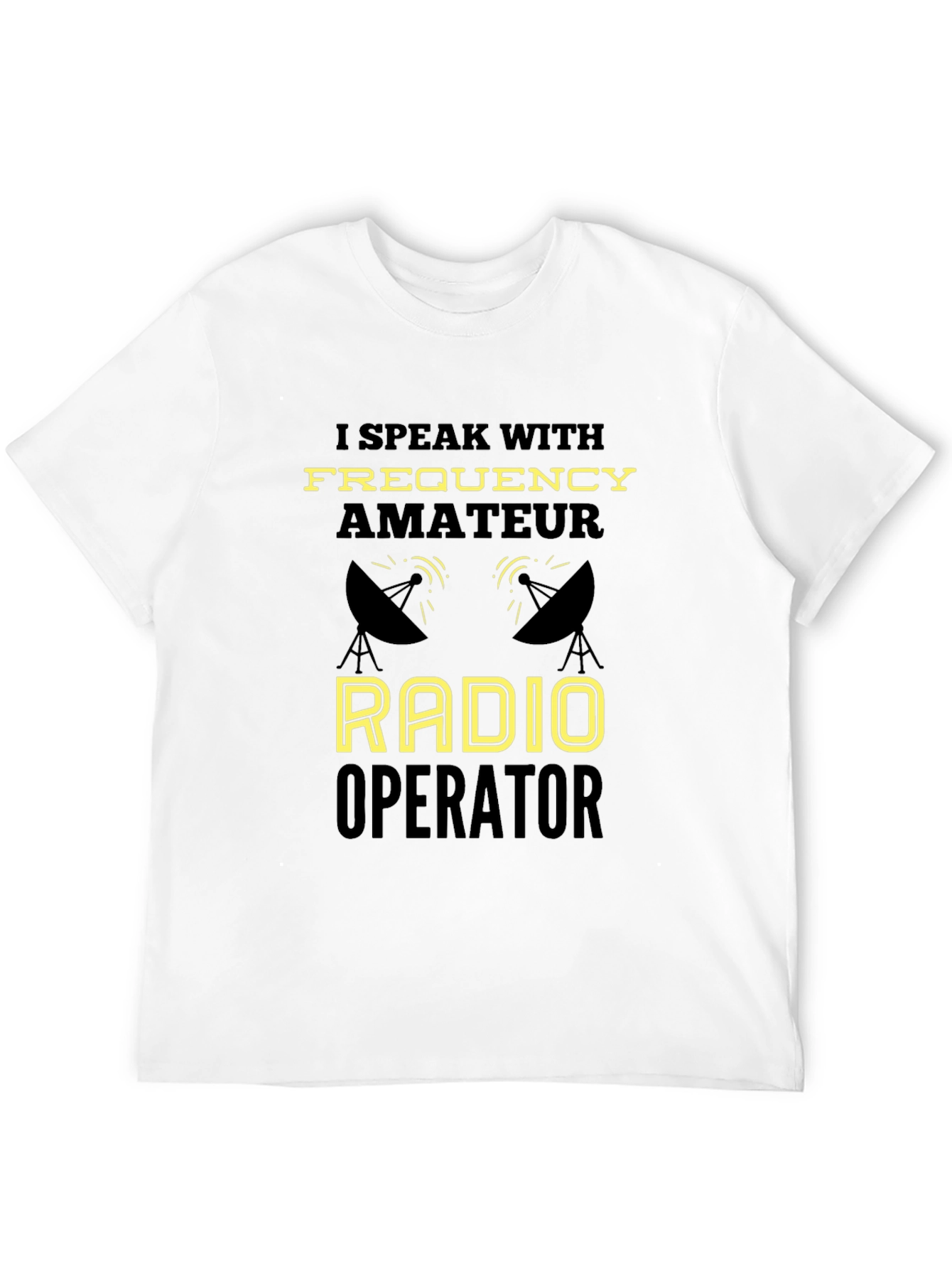 Black Amateur Radio Operator T-Shirt - Funny Ham Radio Tee view 12