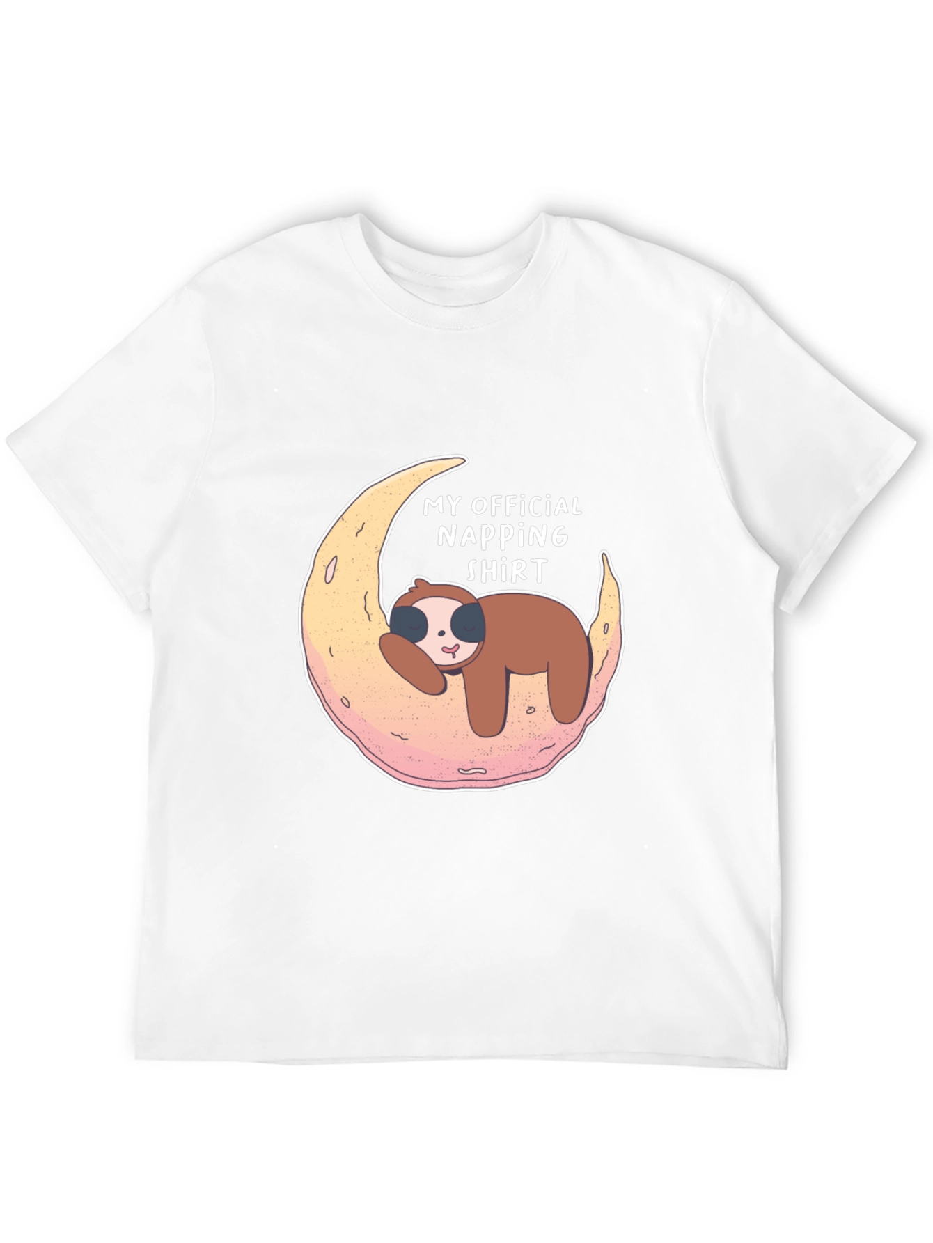 Black Napping Sloth T-Shirt - Official Napping Shirt Tee view 12