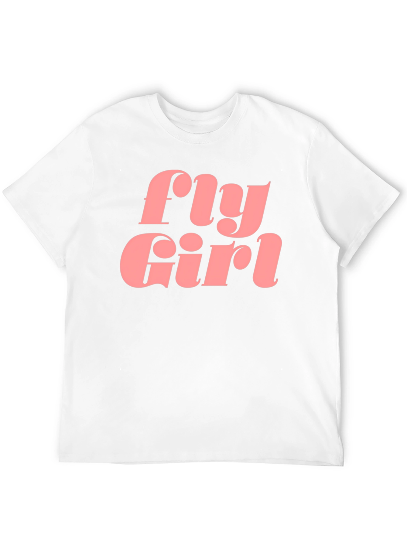 Black Fly Girl Graphic Tee - Retro Style Black T-Shirt view 12