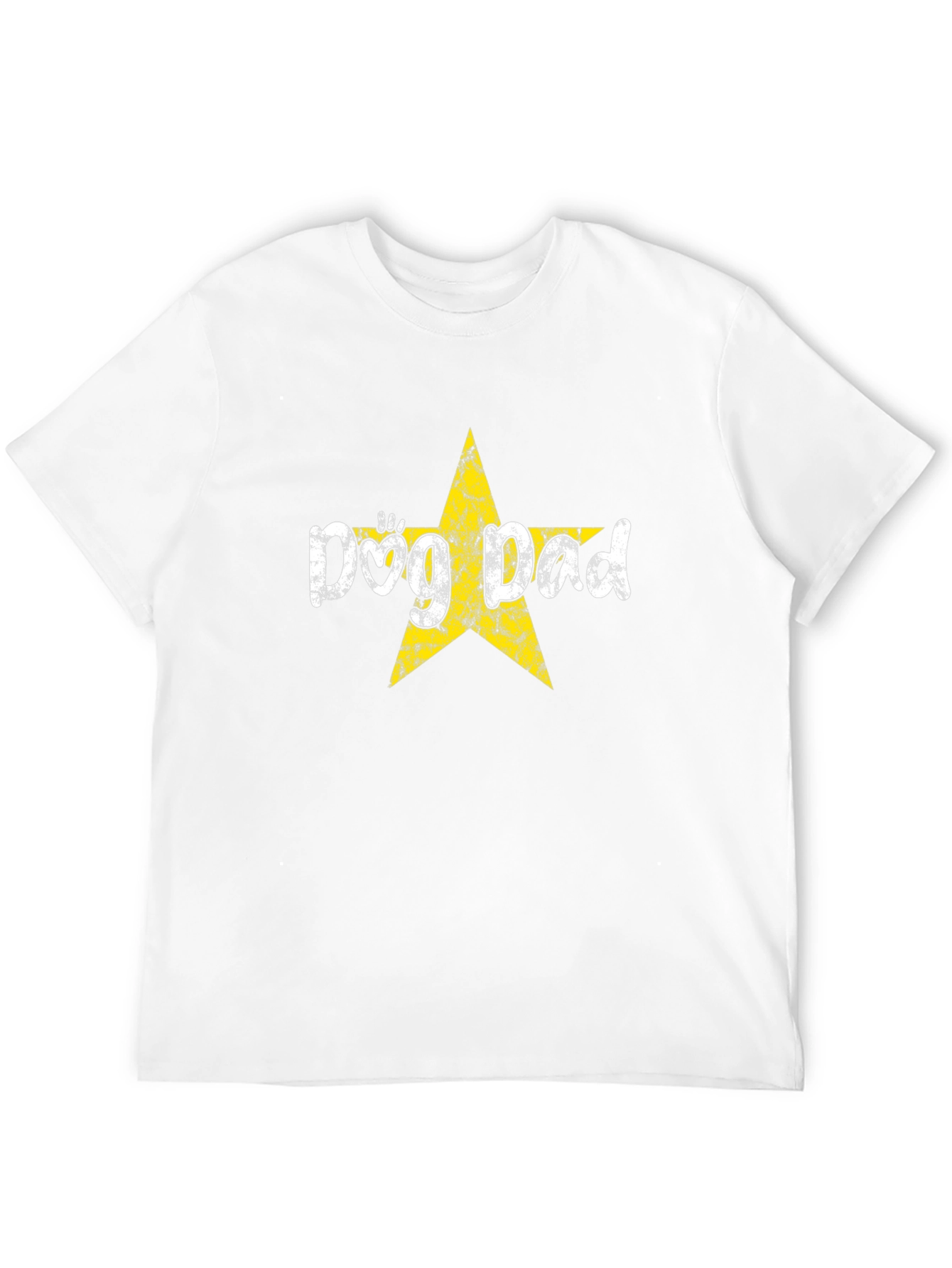Dog Dad Star Graphic Tee -  Casual Comfort - 12