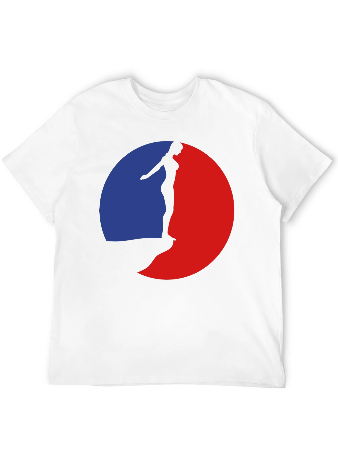 Black Silhouette Diver Graphic T-Shirt view 12