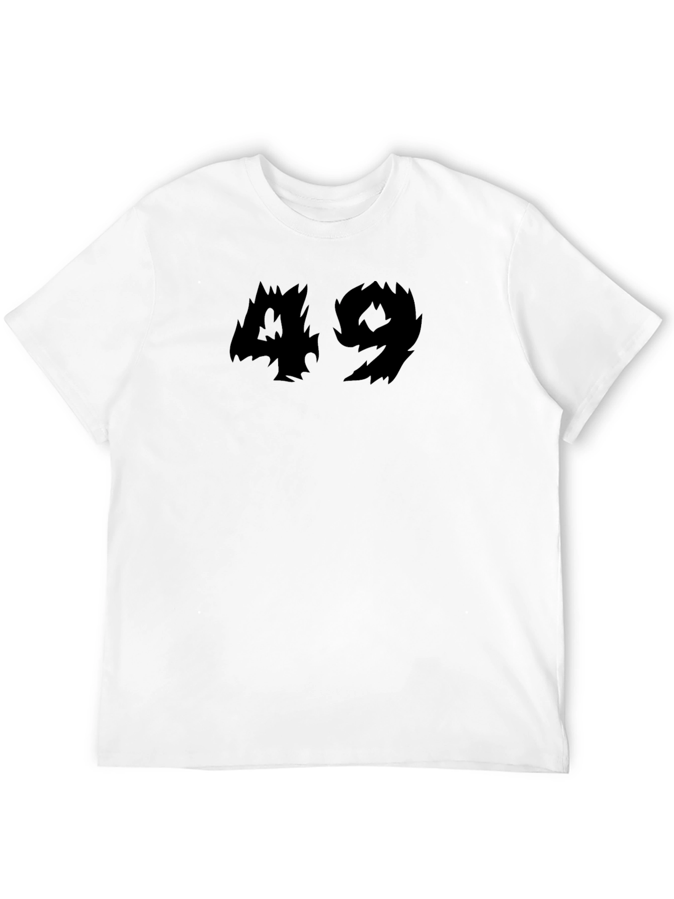 Black Edgy Black 49 Graphic Tee - Men's Fashion view 12
