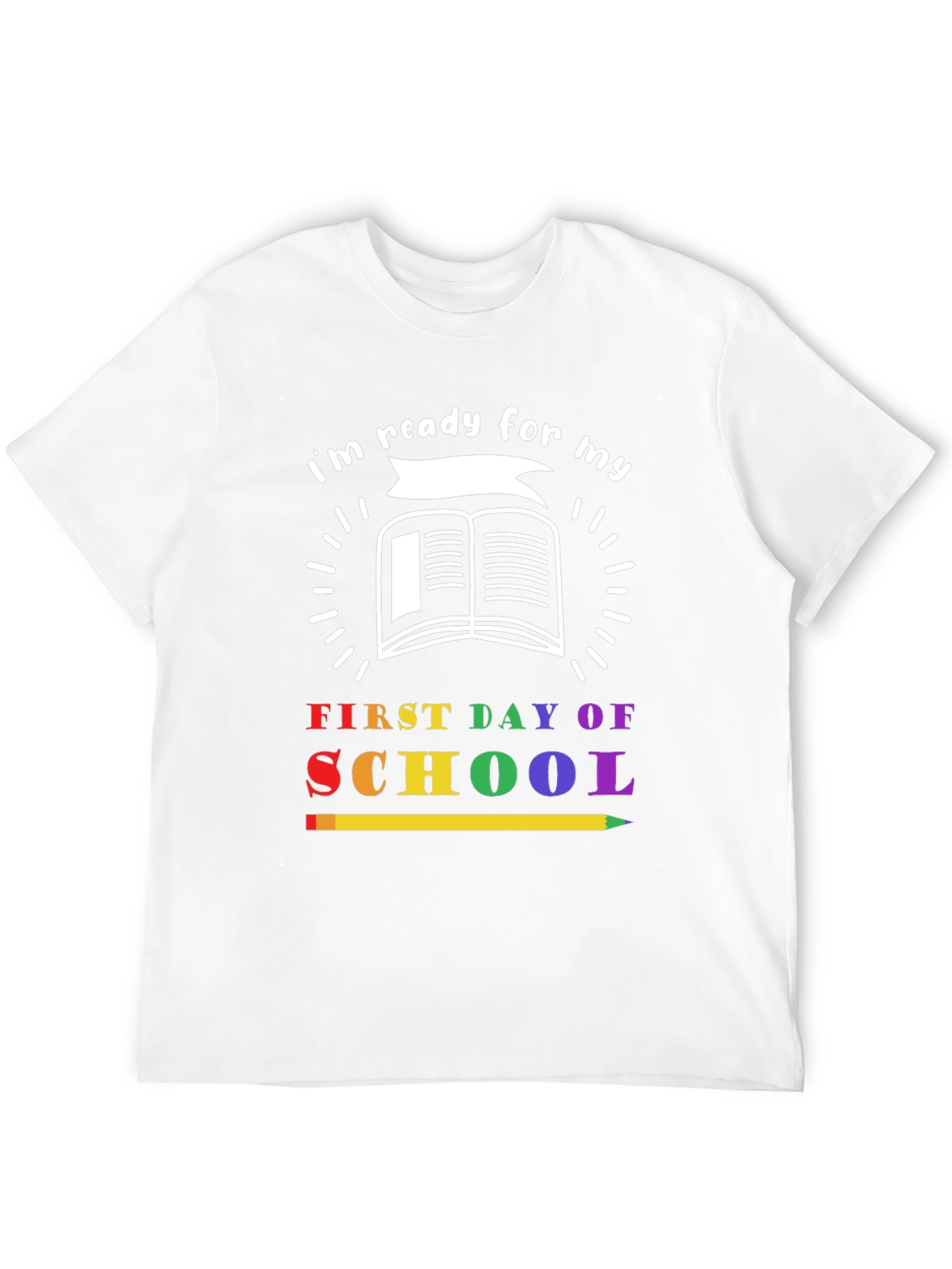 Black Ready for First Day of School T-Shirt view 12