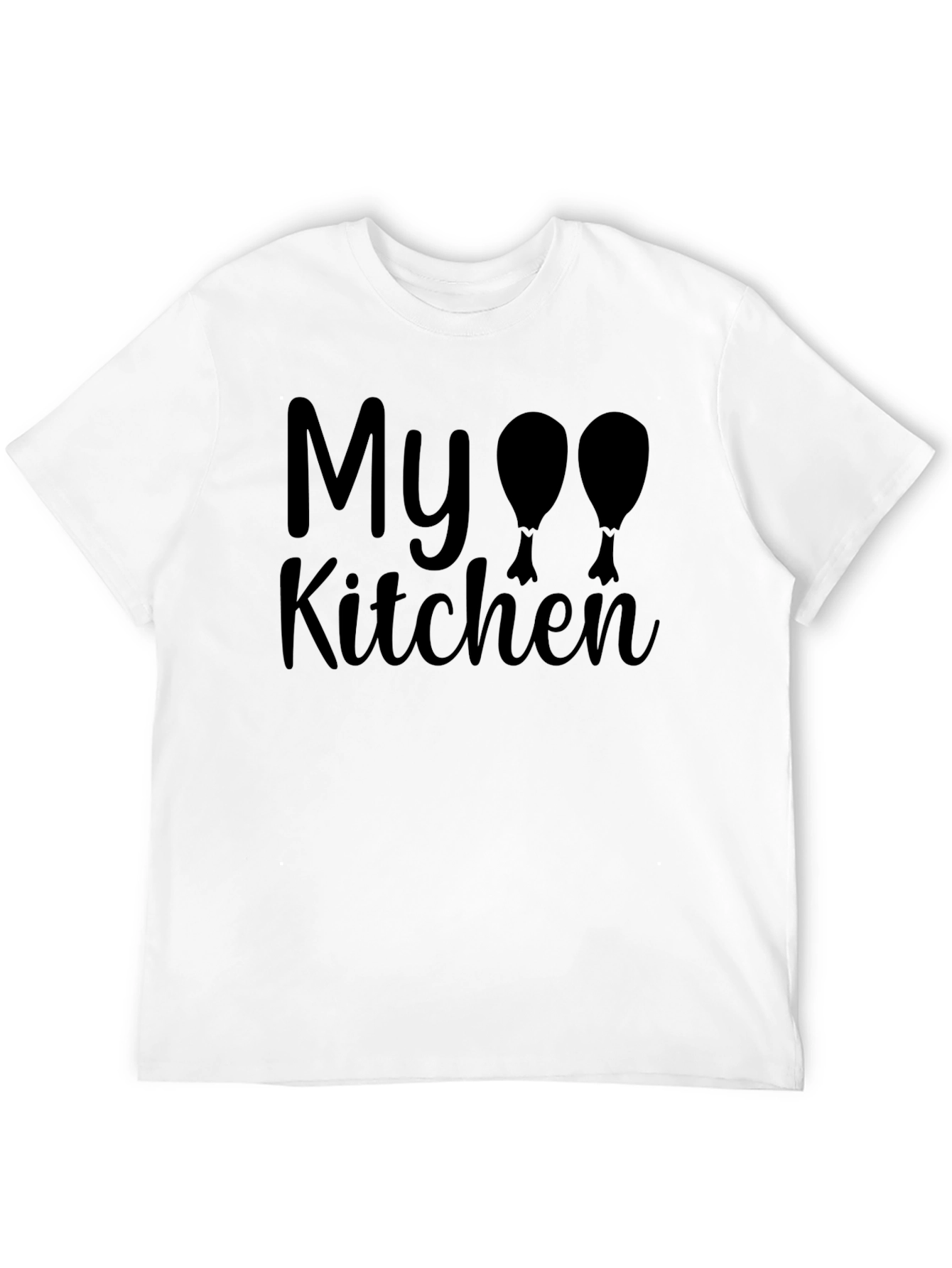 Black My Kitchen Turkey Leg T-Shirt view 12