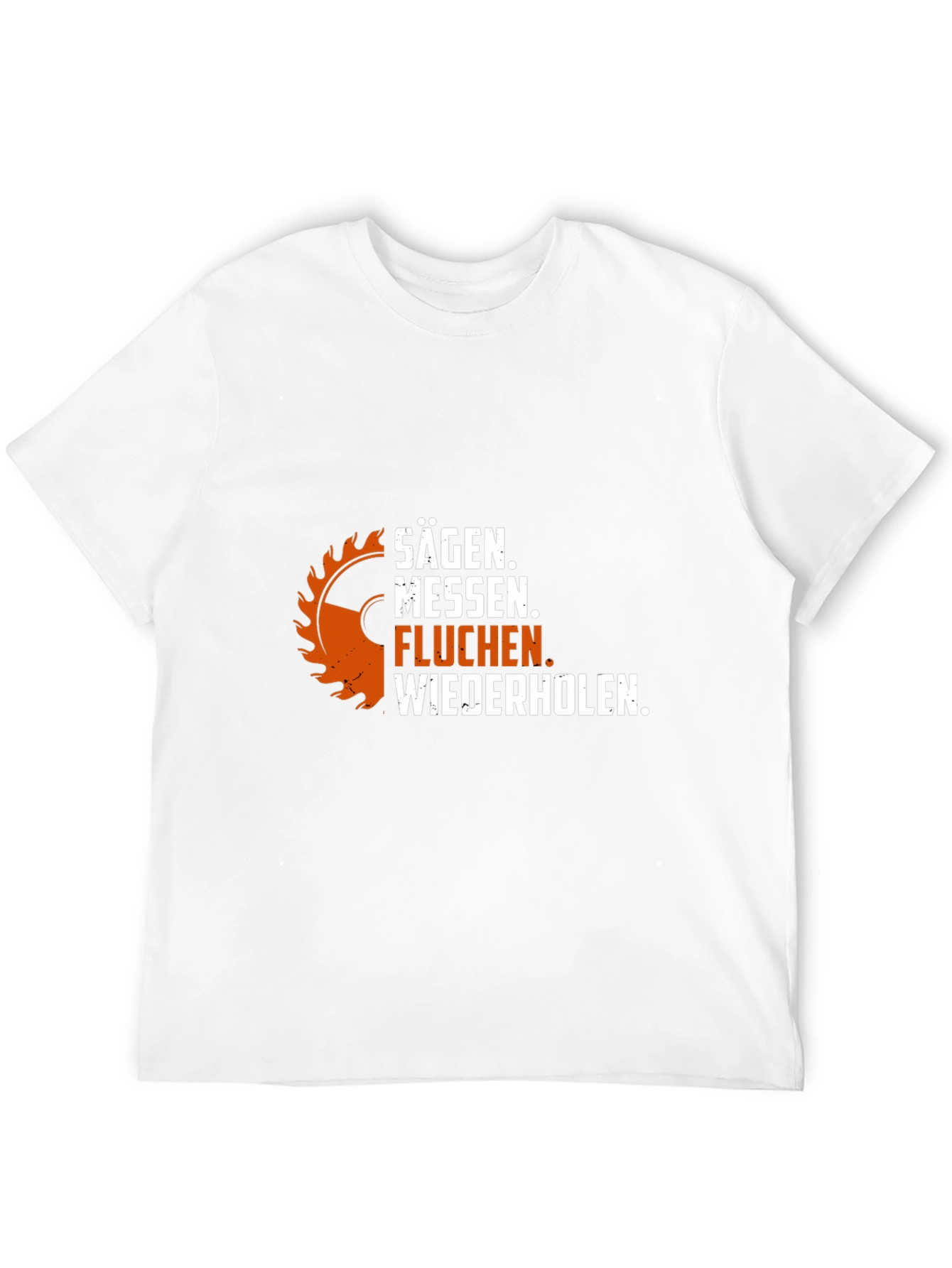 Black Sägen Messen T-Shirt: Funny Woodworking Shirt view 12