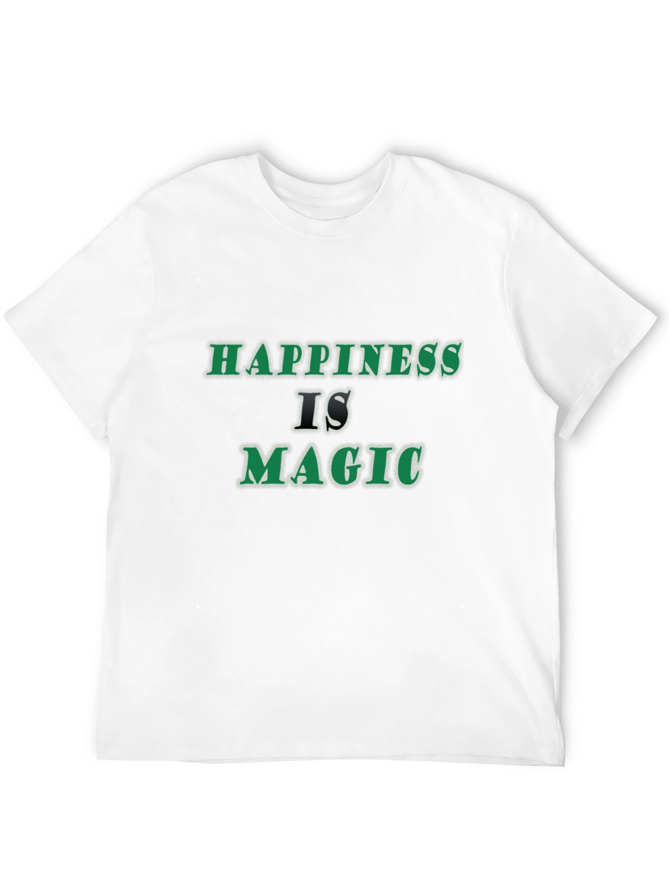 Black Happiness is Magic Black T-Shirt view 12