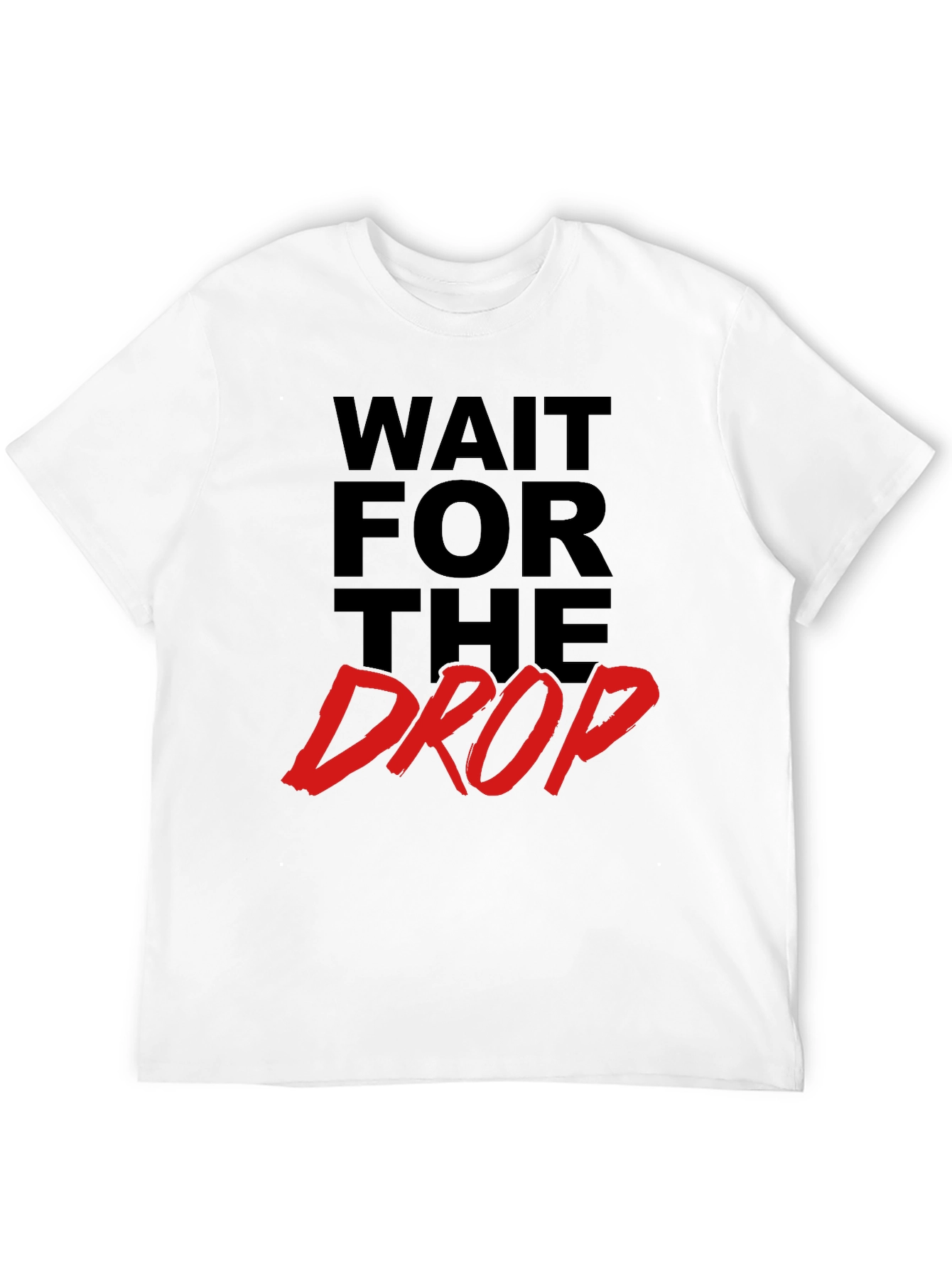 Black Wait for the Drop Graphic Tee - Black T-Shirt view 12