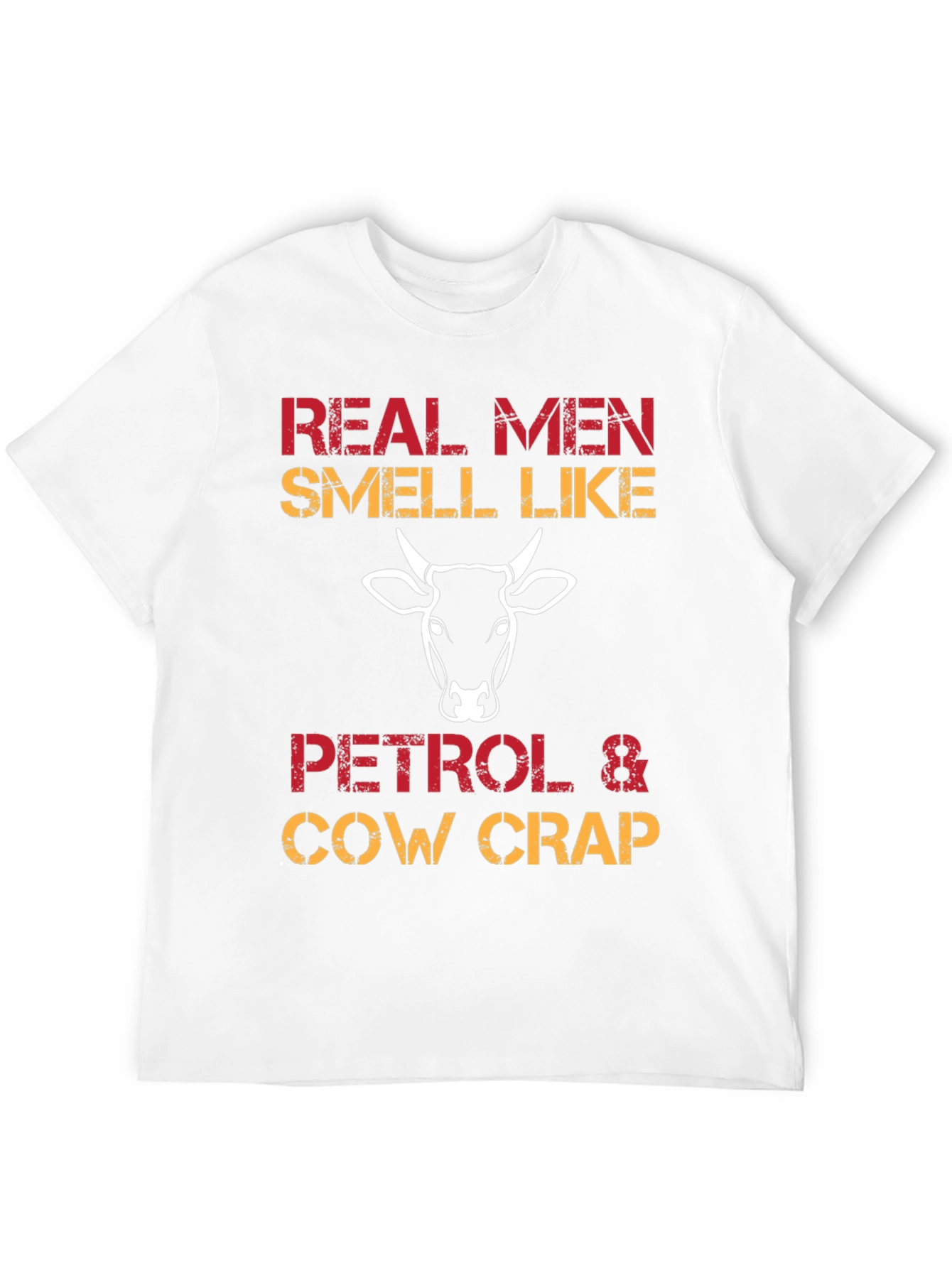 Black Real Men Petrol & Cow Crap Graphic Tee view 12