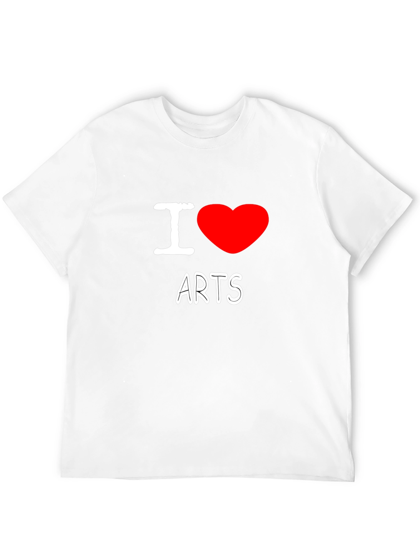 Black I Love Arts Graphic T-Shirt view 12
