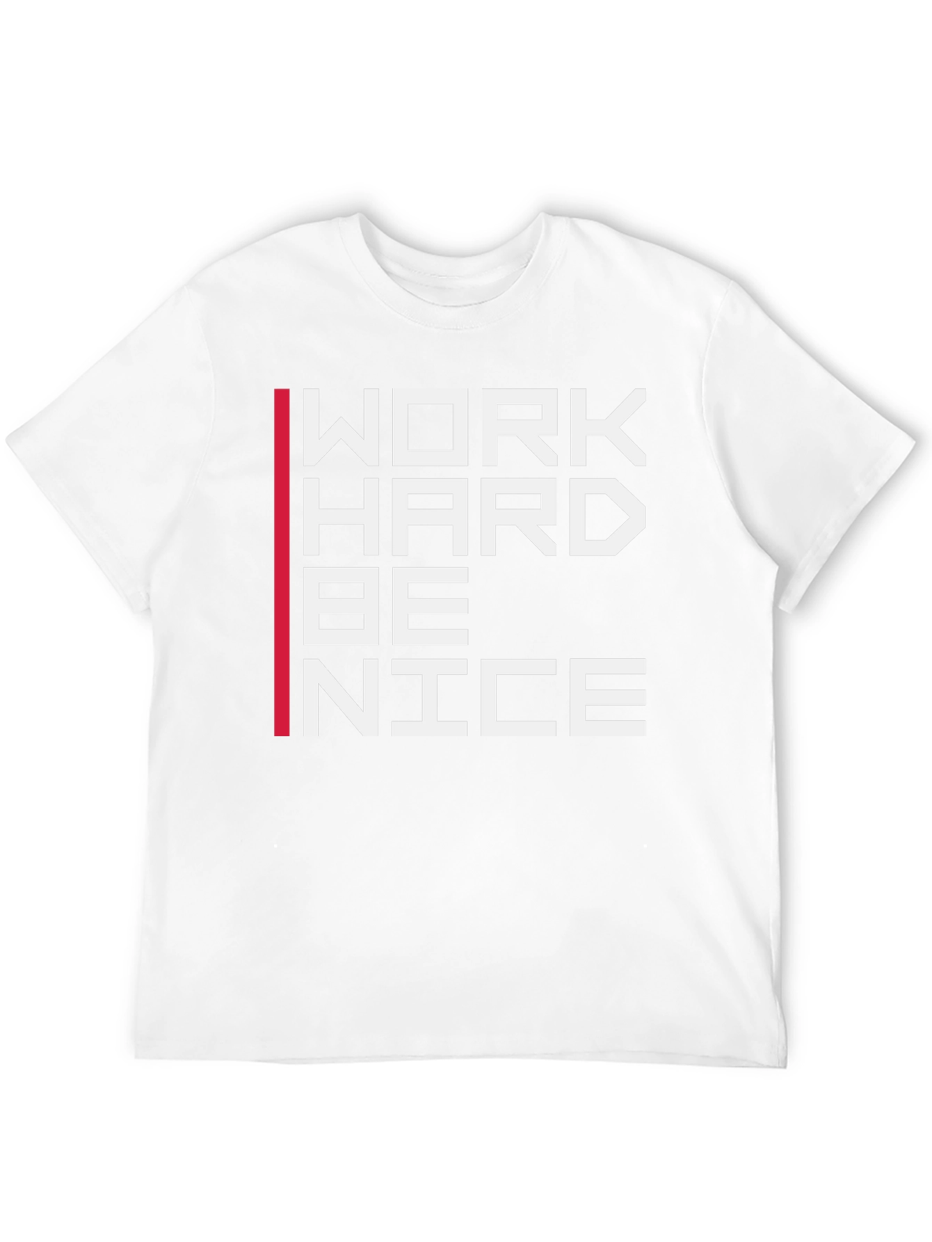 Black Work Hard Be Nice Graphic T-Shirt view 12