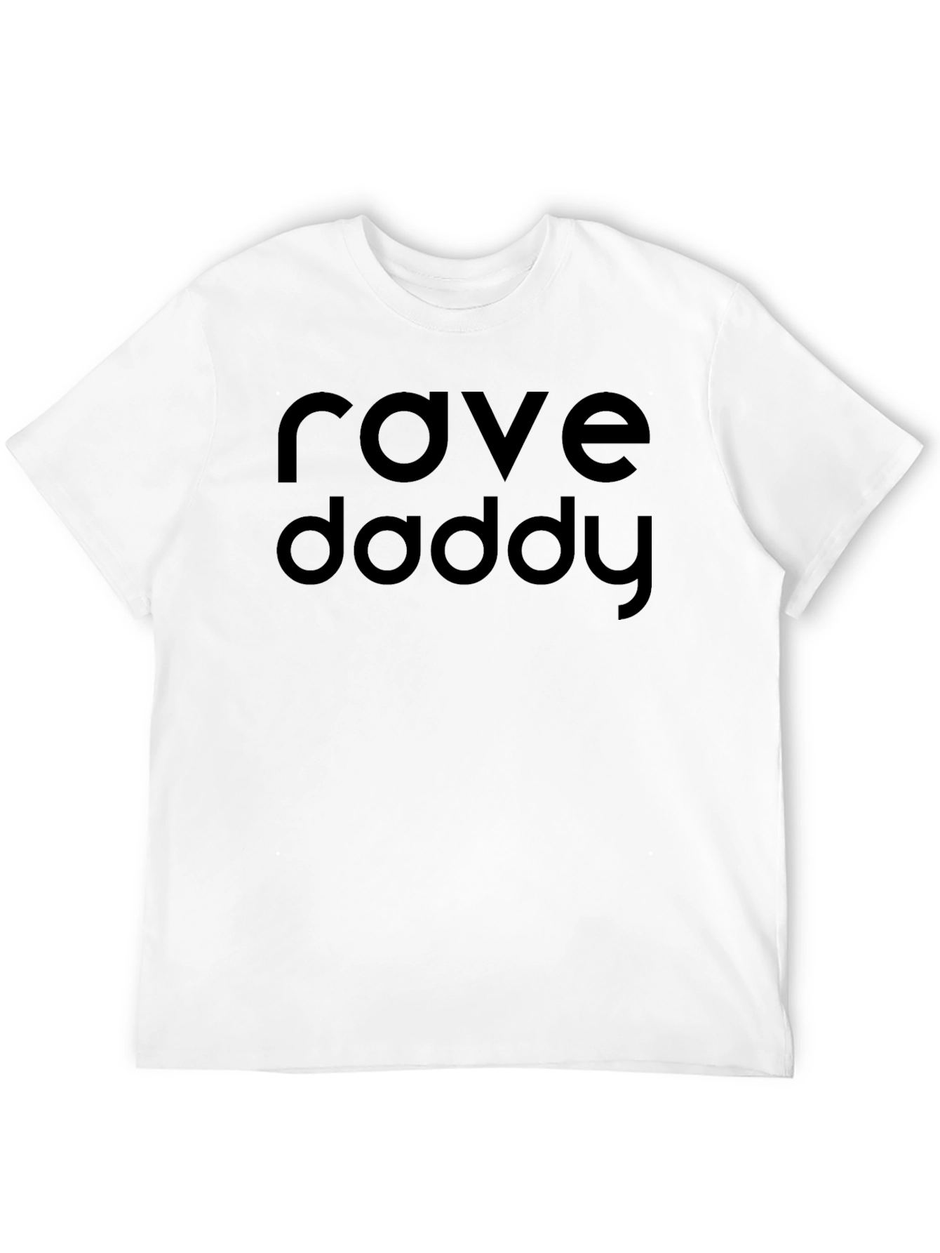 Black Rave Daddy Graphic Tee - Bold Black T-Shirt view 12