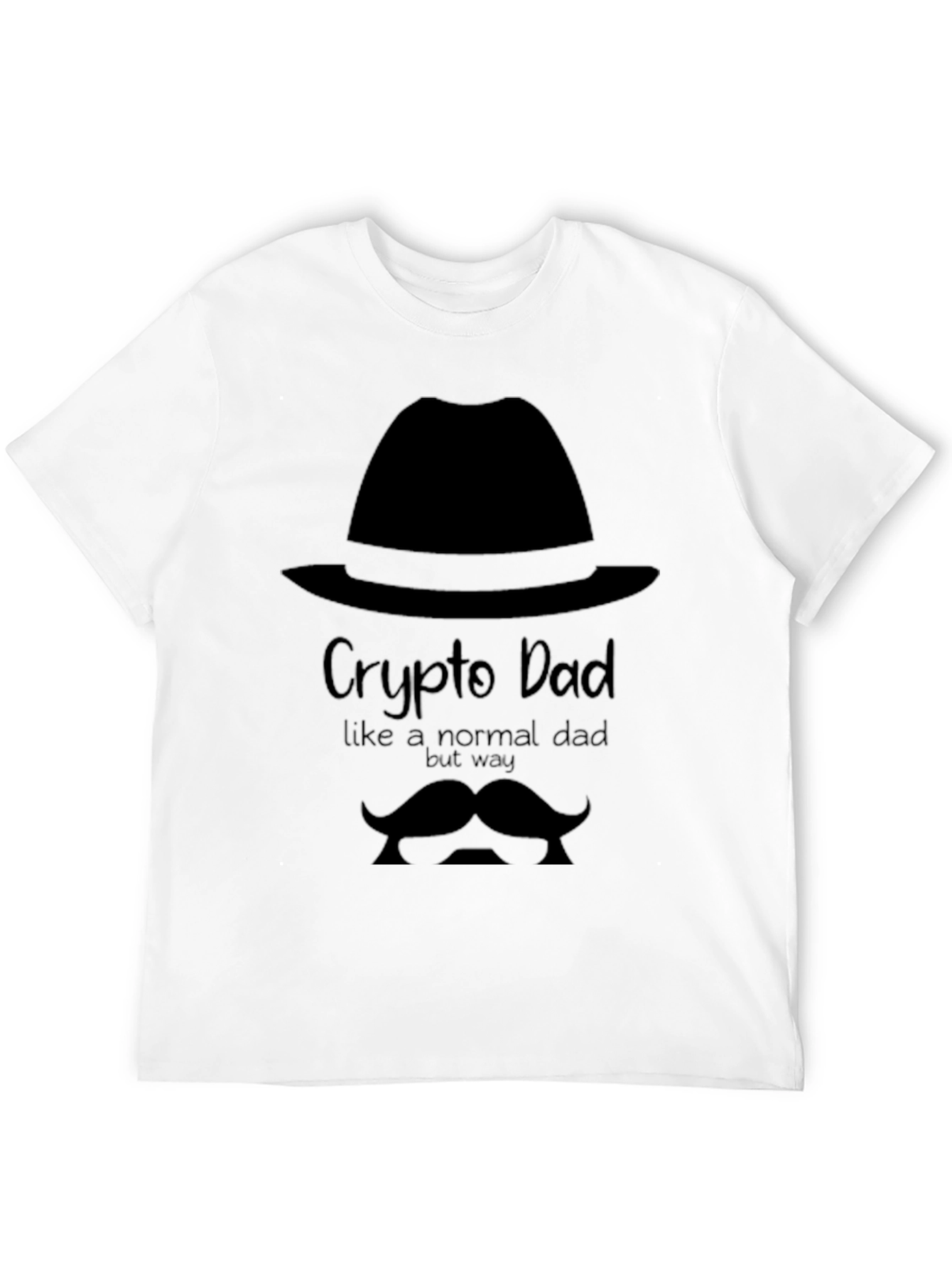 Black Crypto Dad T-Shirt: Funny Crypto Father's Day Gift view 12
