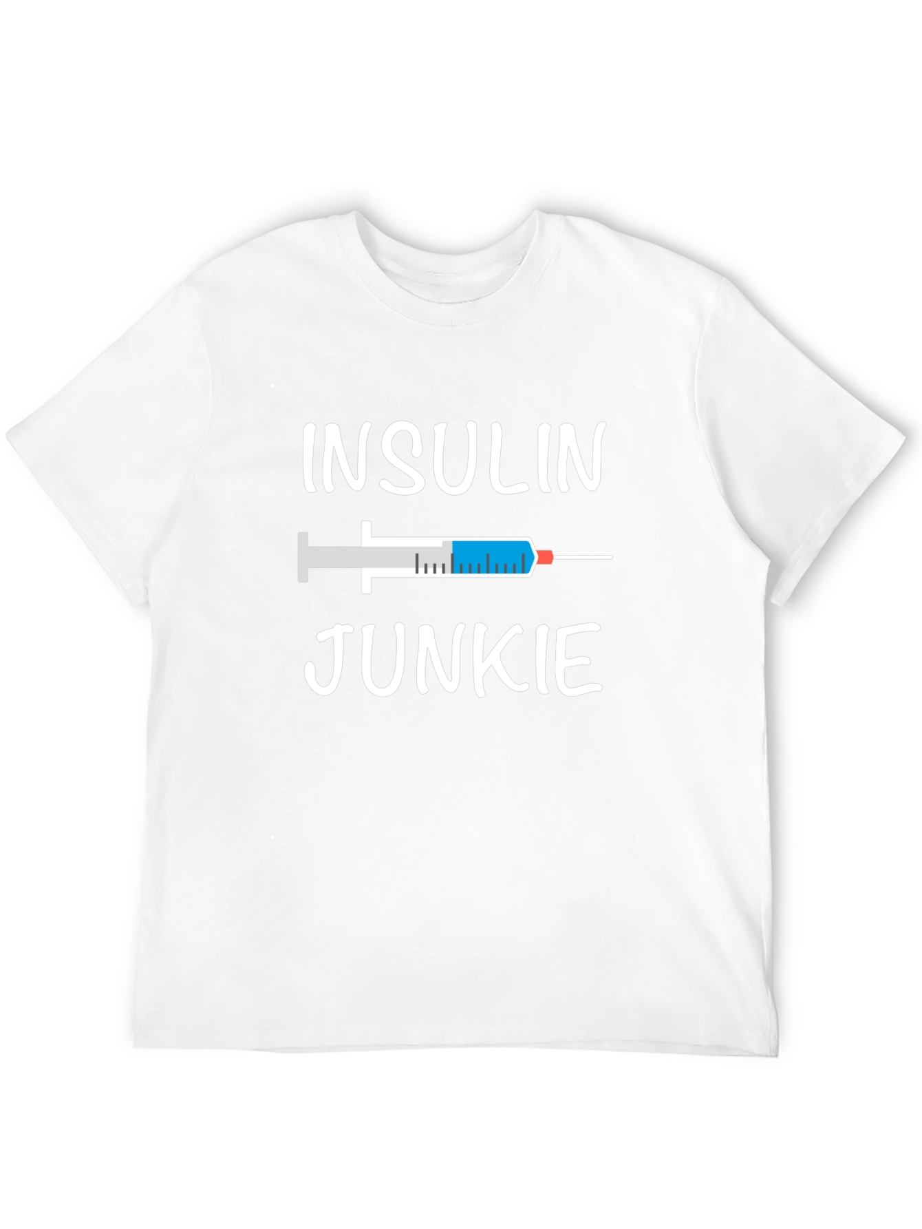 Black Insulin Junkie T-Shirt - Diabetic Awareness Tee view 12