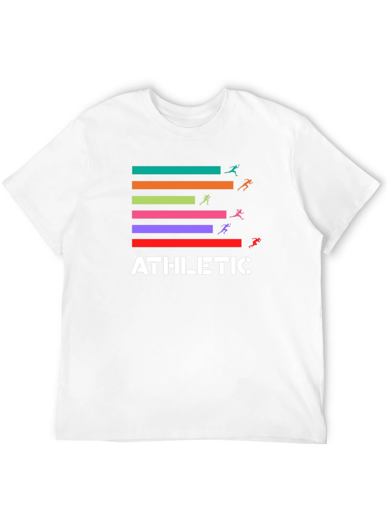 Black Athletic Graphic Tee - Sporty Style view 12