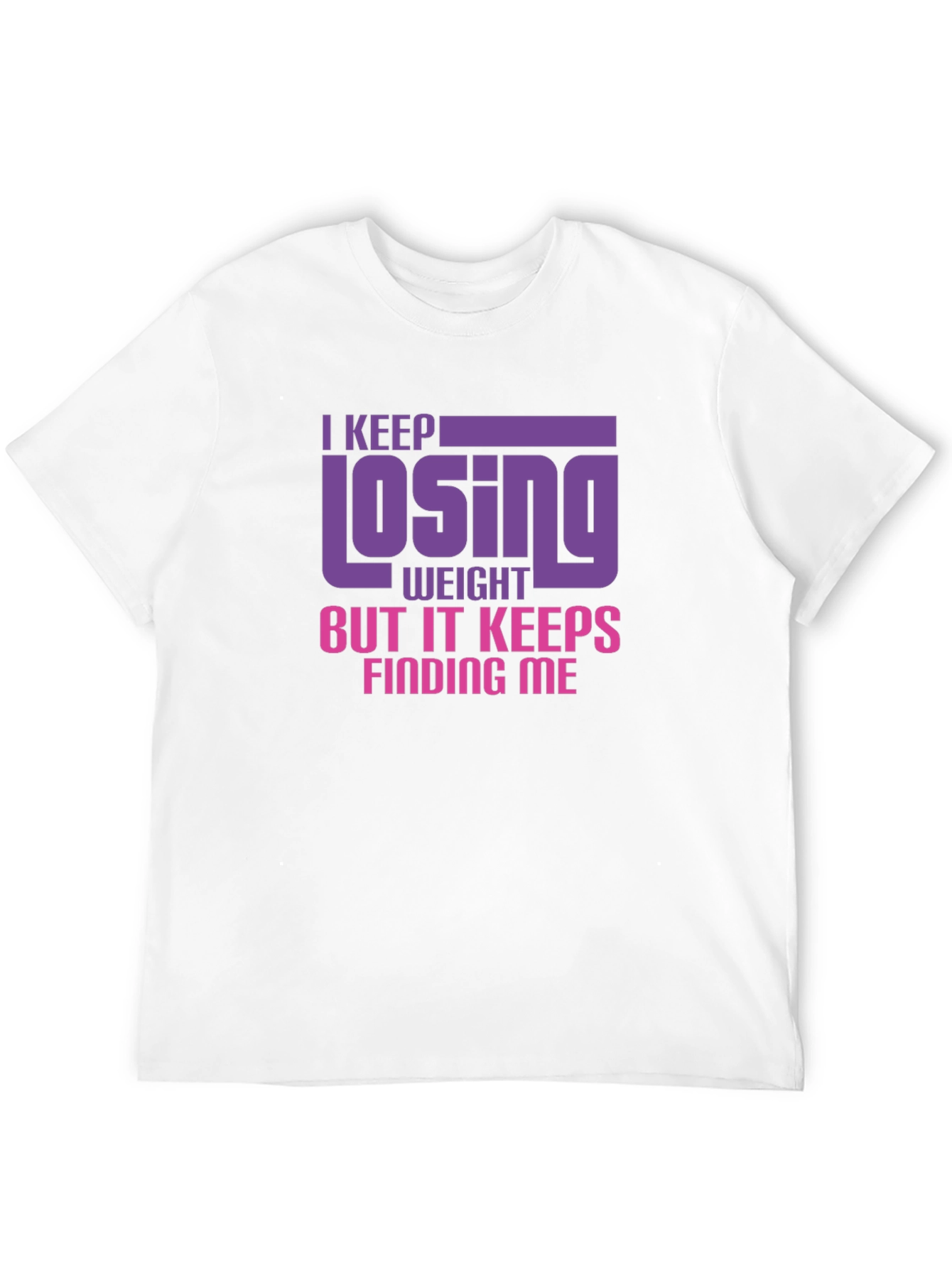 Black Funny Weight Loss T-Shirt - Losing Weight Humor view 12