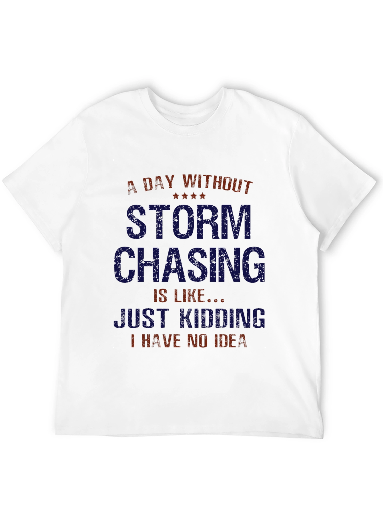 Black Storm Chasing T-Shirt - Funny Weather Tee view 12