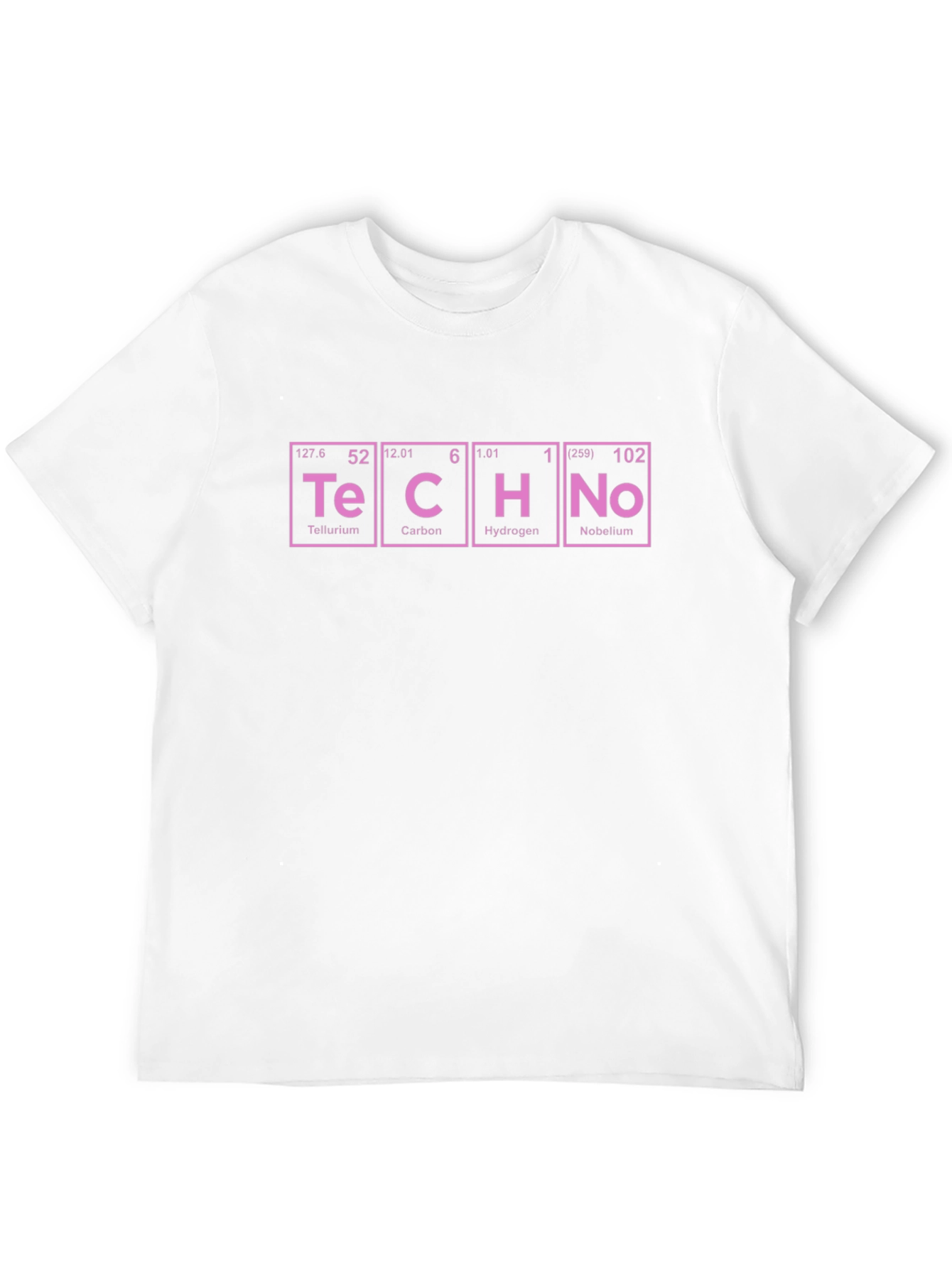 Black Periodic Table Techno Music Black T-Shirt view 12