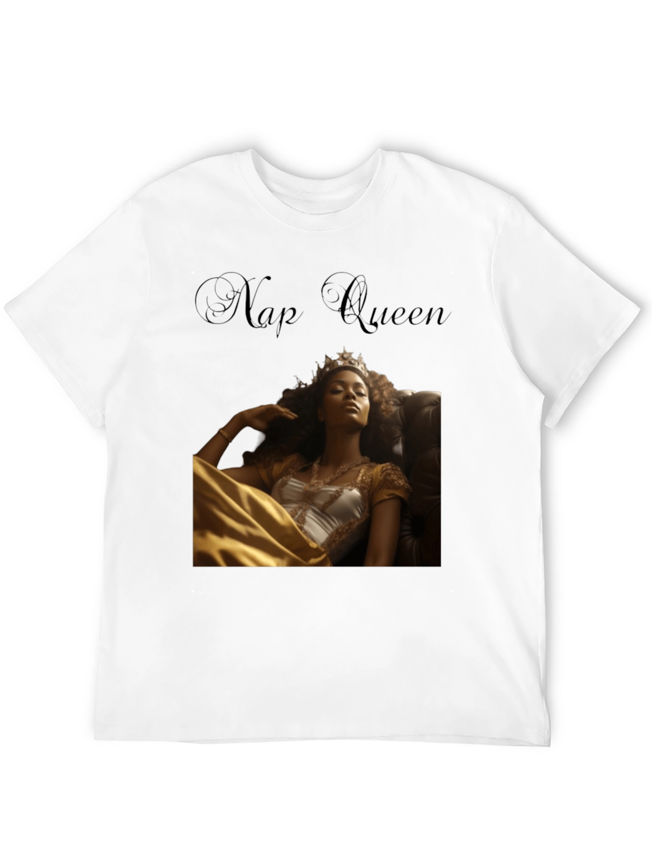 Black Nap Queen Graphic T-Shirt - Stylish and Comfy view 12